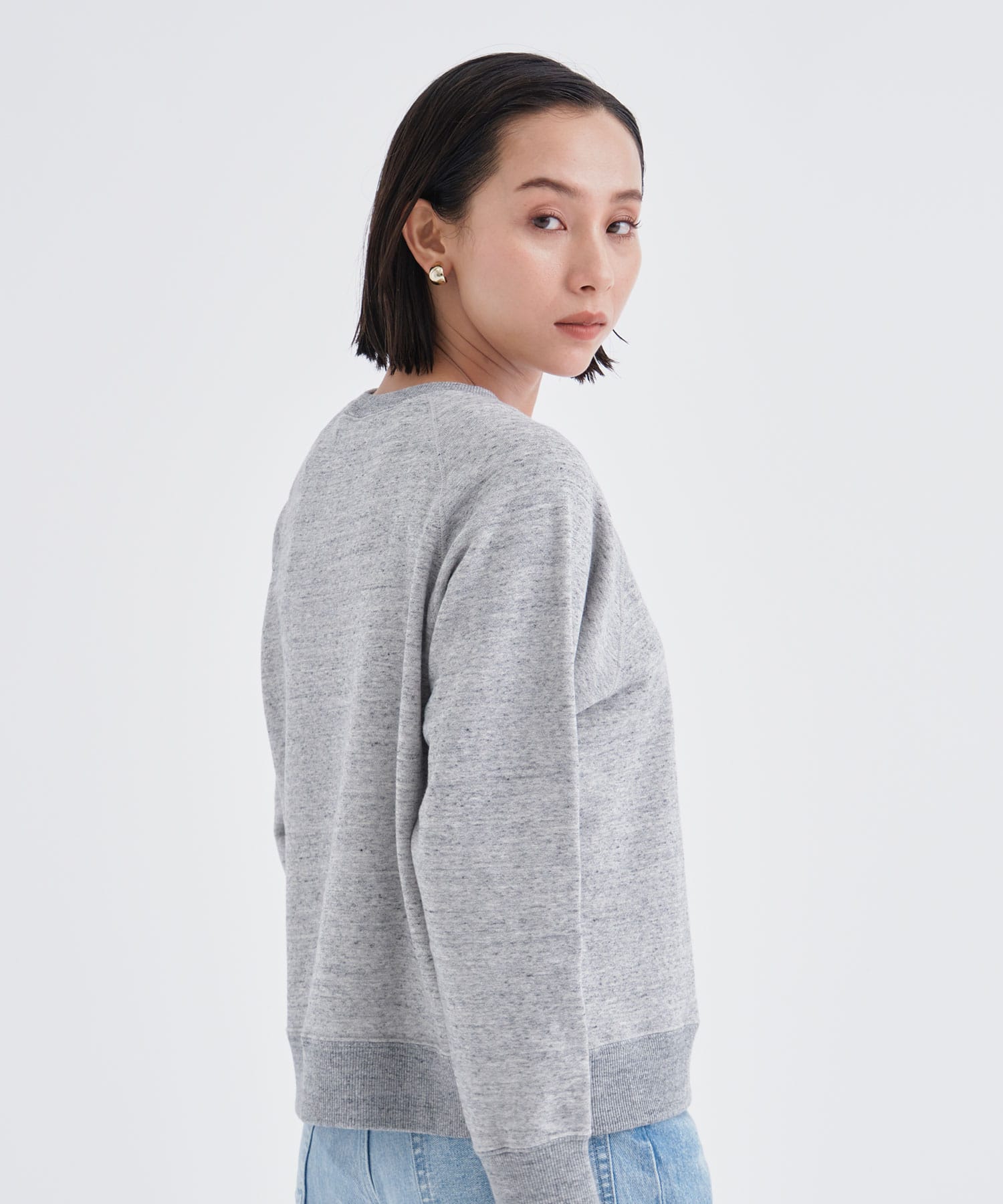 HELLO SWEAT L/S URAKE DYED(0 LIGHT GREY): MADISONBLUE: WOMEN｜THE