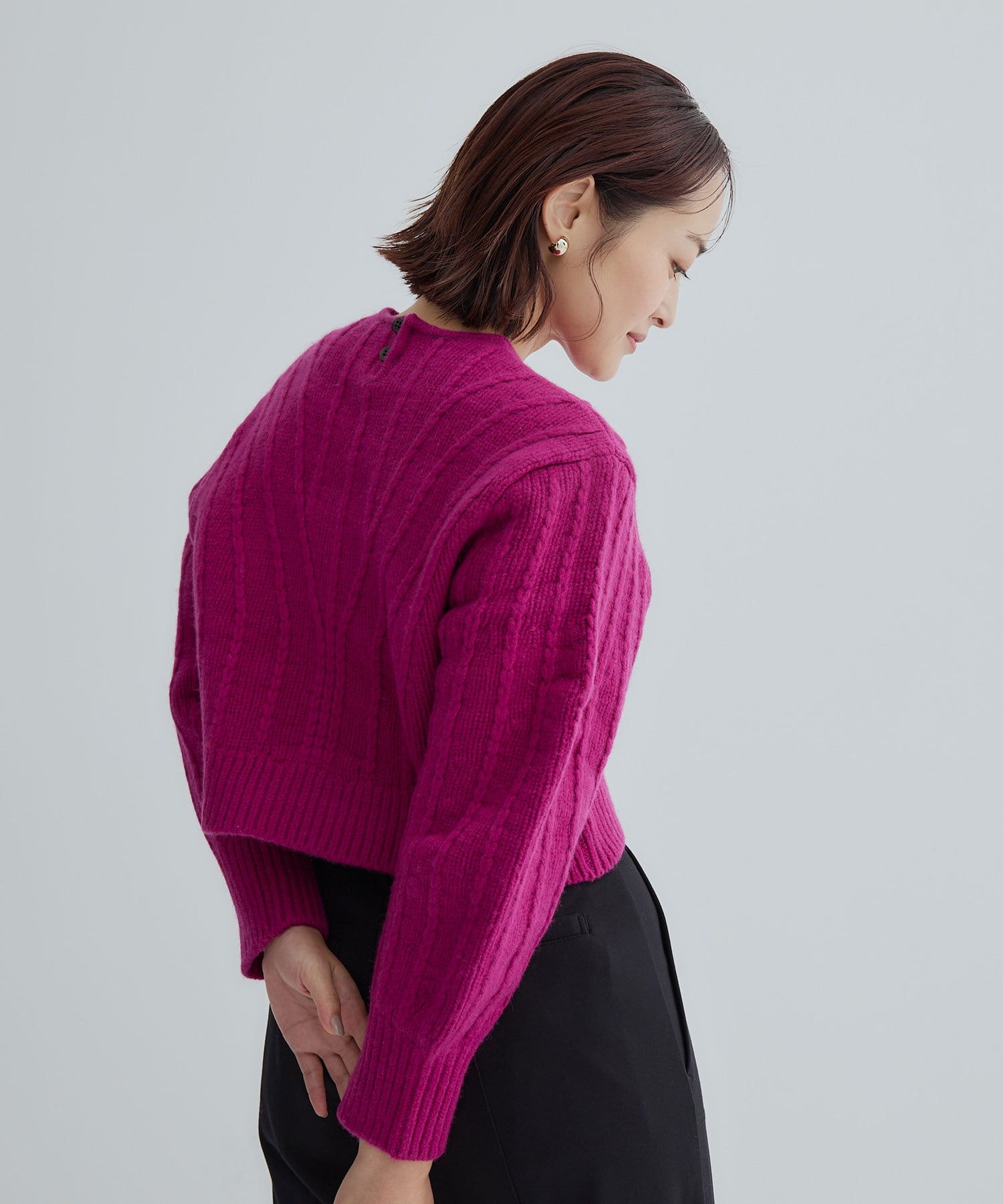 EX.Evelina knit PK(1 PINK): AKIRANAKA: WOMEN｜THE TOKYO ONLINE STORE