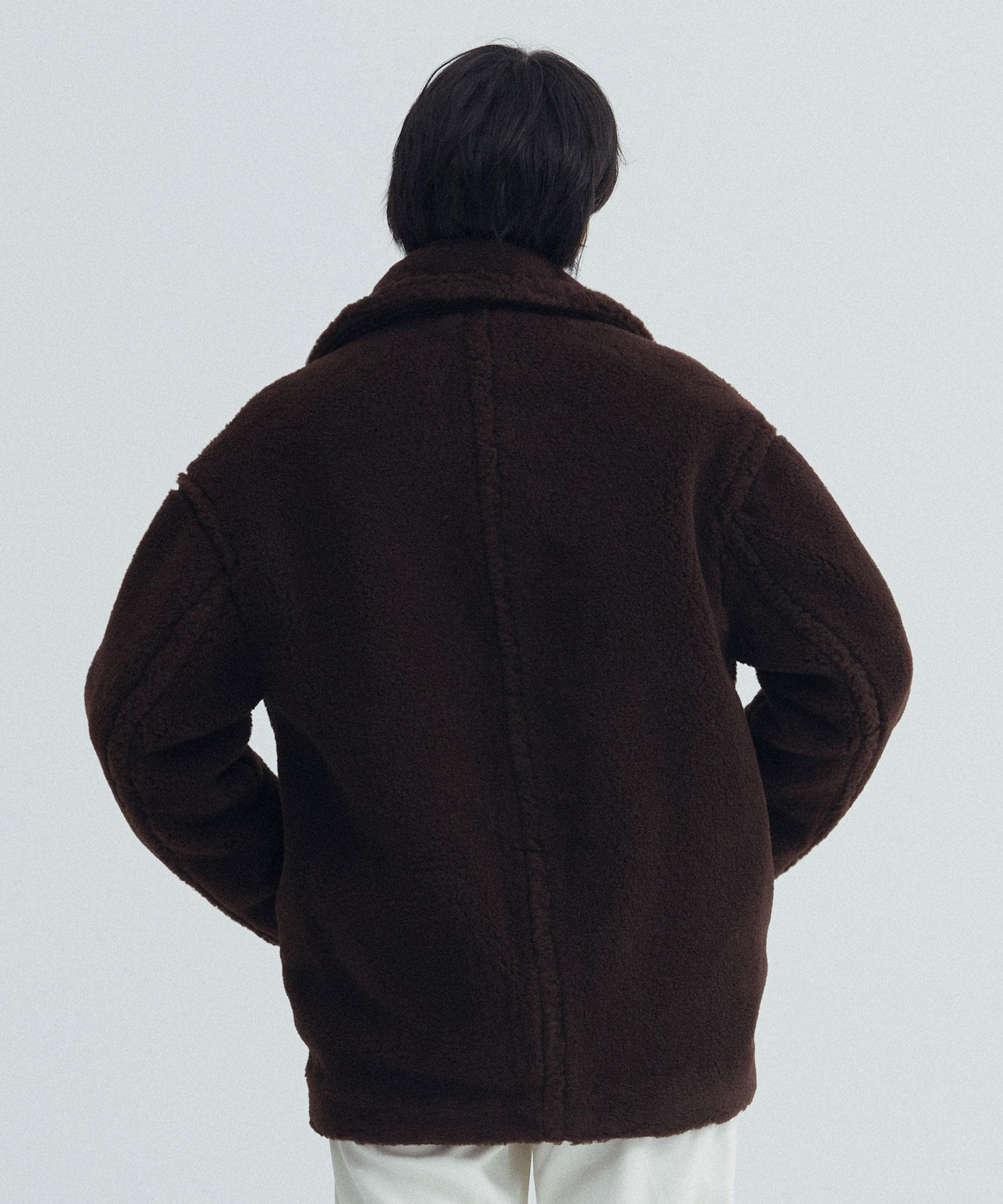 Fleece shop cocoon coat