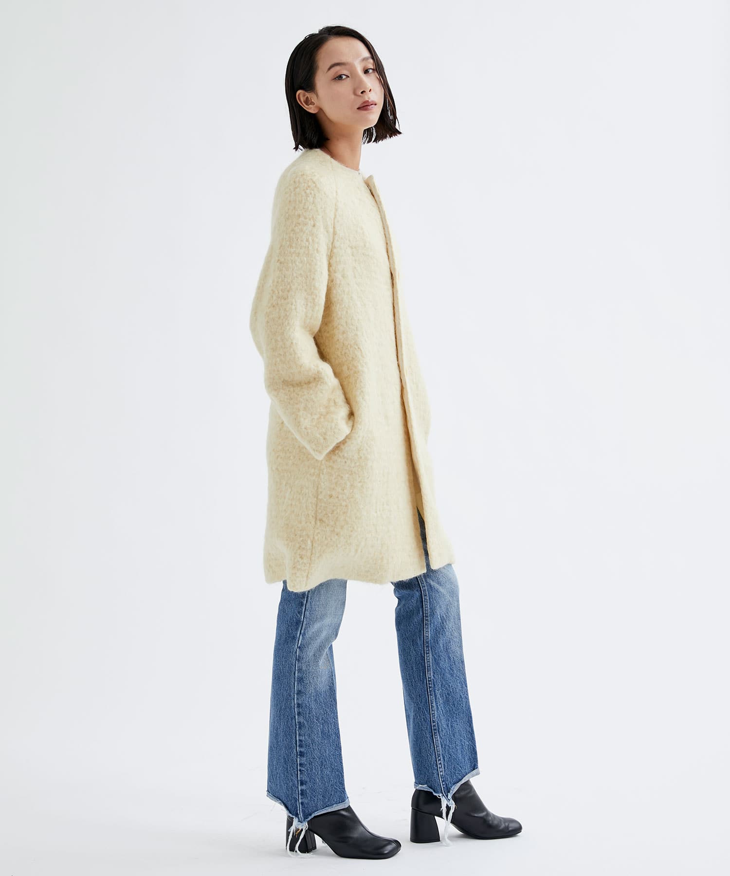 SOLOV 美品 TENDER SHAGGY COAT シャギーコート-