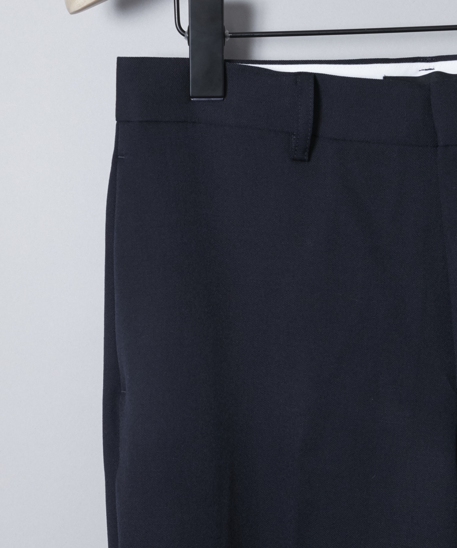 BLACK FORMAL STRAIGHT LEG TROUSERS CINOH