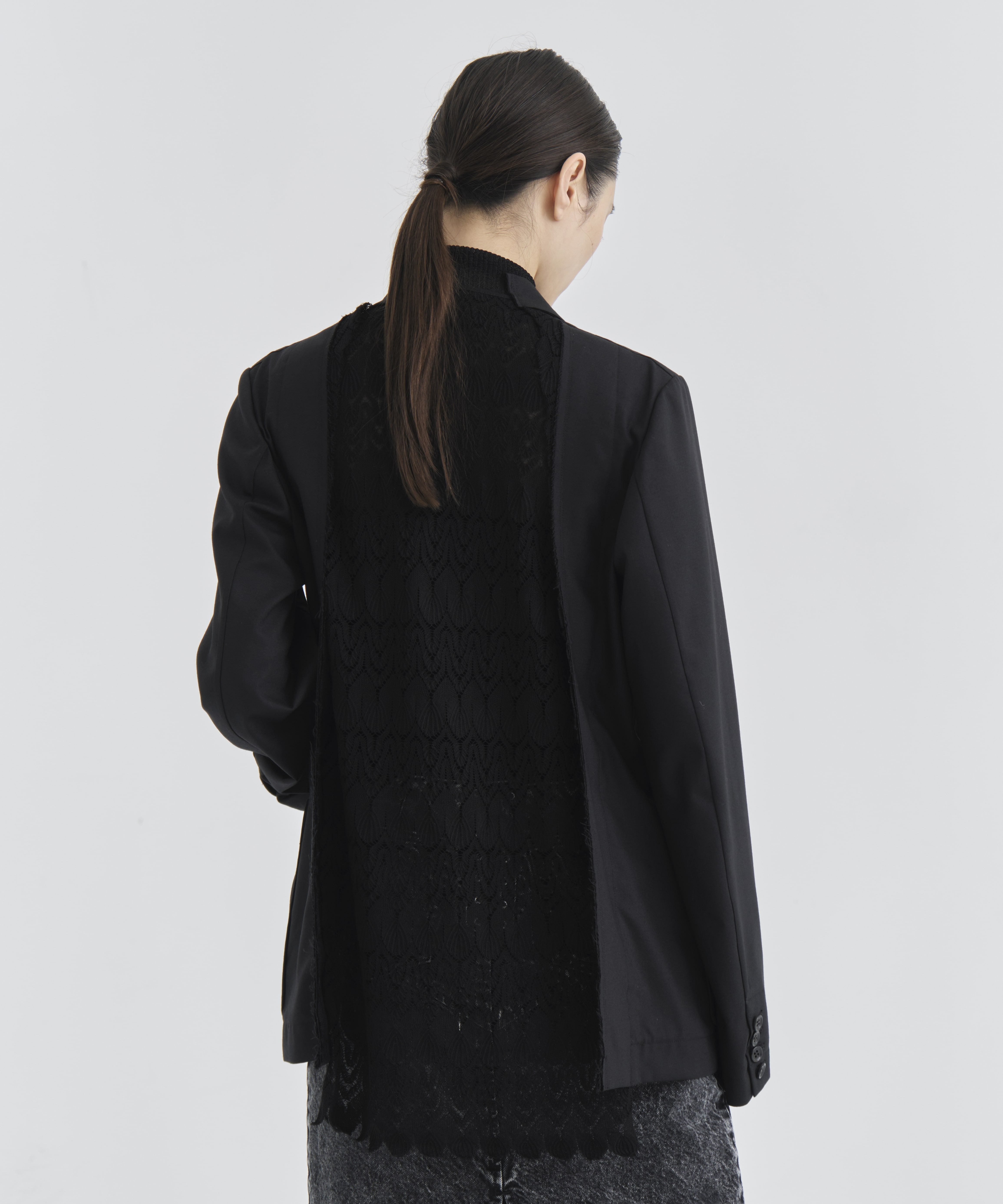 back lace jacket Chika Kisada