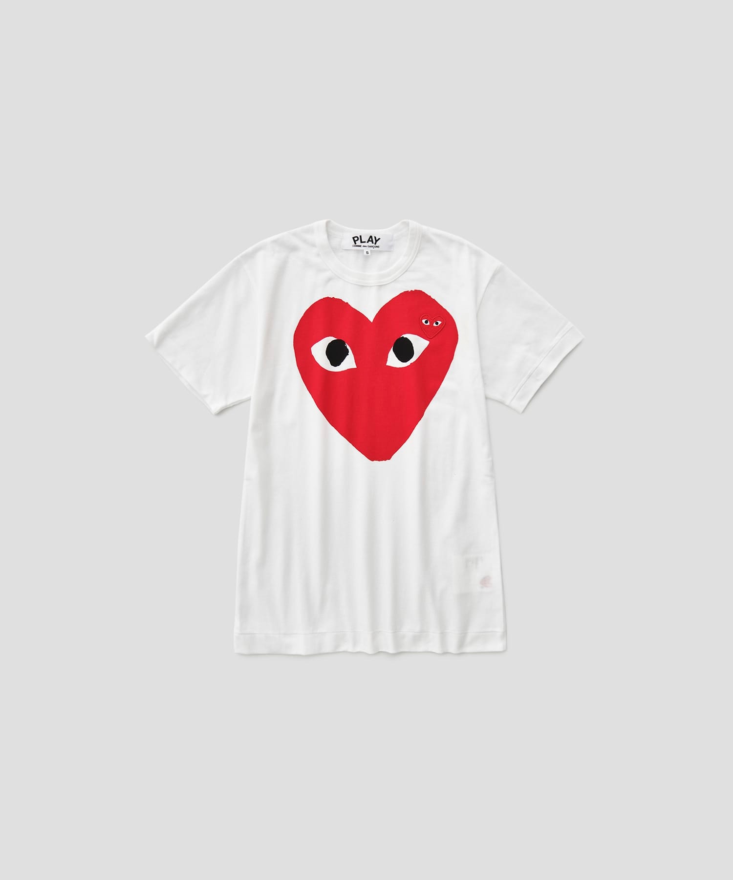 T-SHIRT RED EMBLEM RED HEART PLAY Comme des Garcons