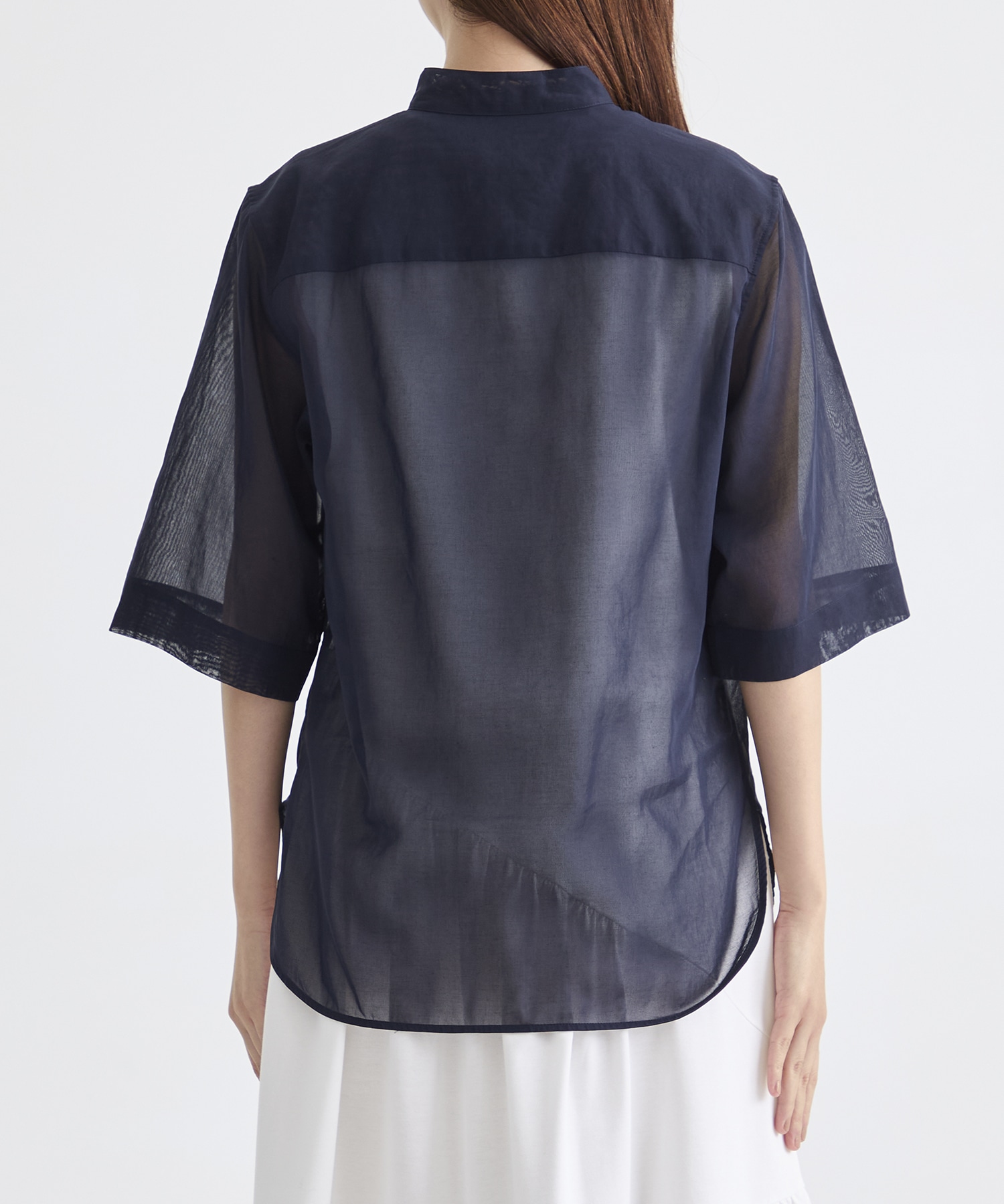 別注 SHEER HALF SLEEVE SHIRT CINOH