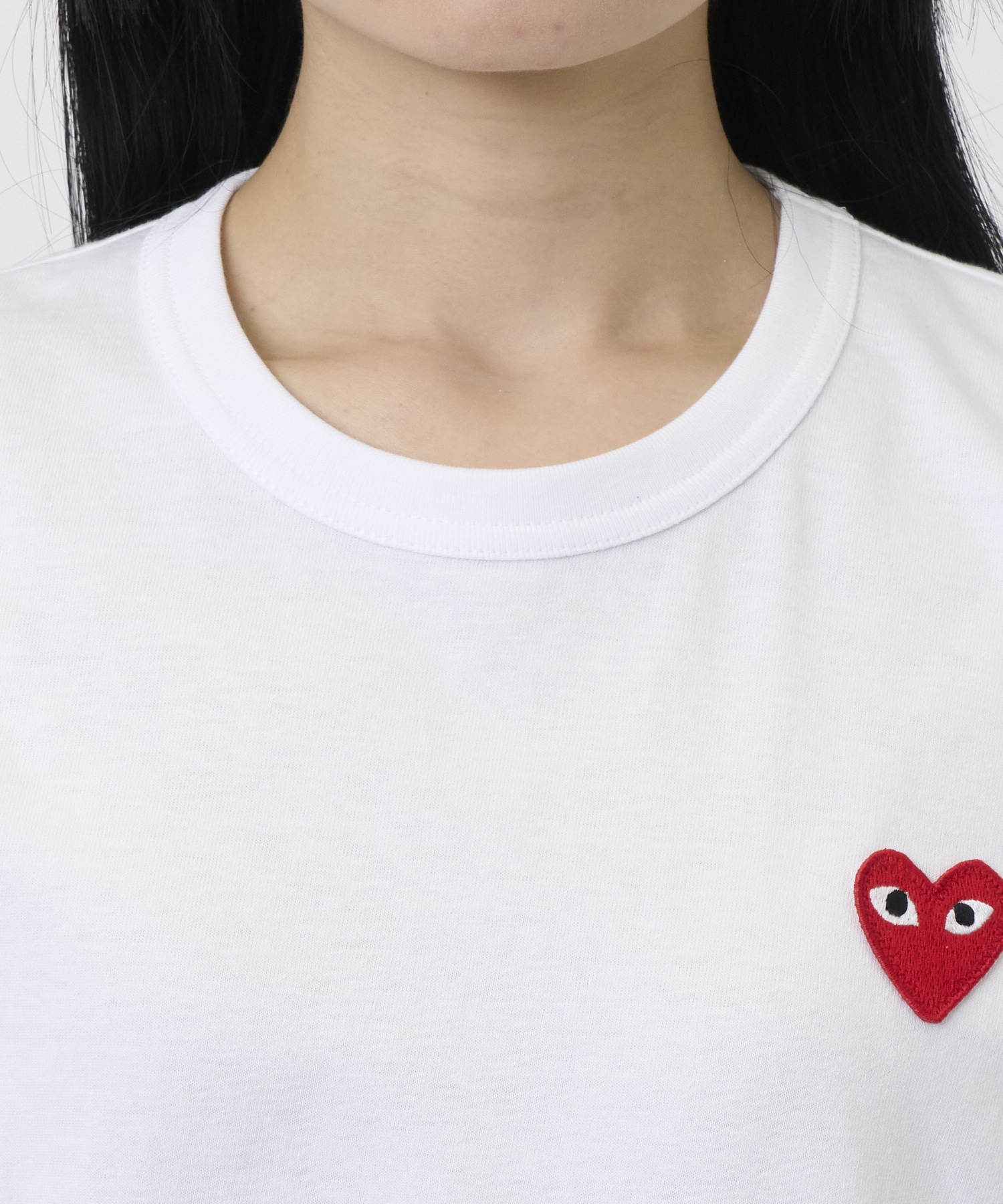 T-SHIRT RED EMBLEM RED HEART PLAY Comme des Garcons