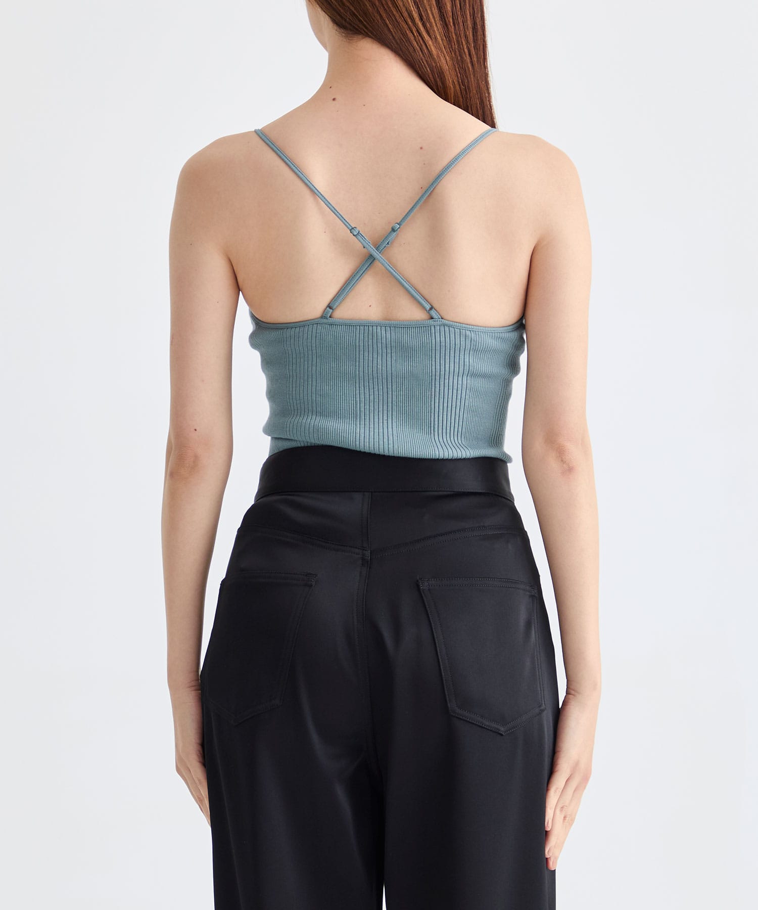 Random rib bra camisole HAKUJI