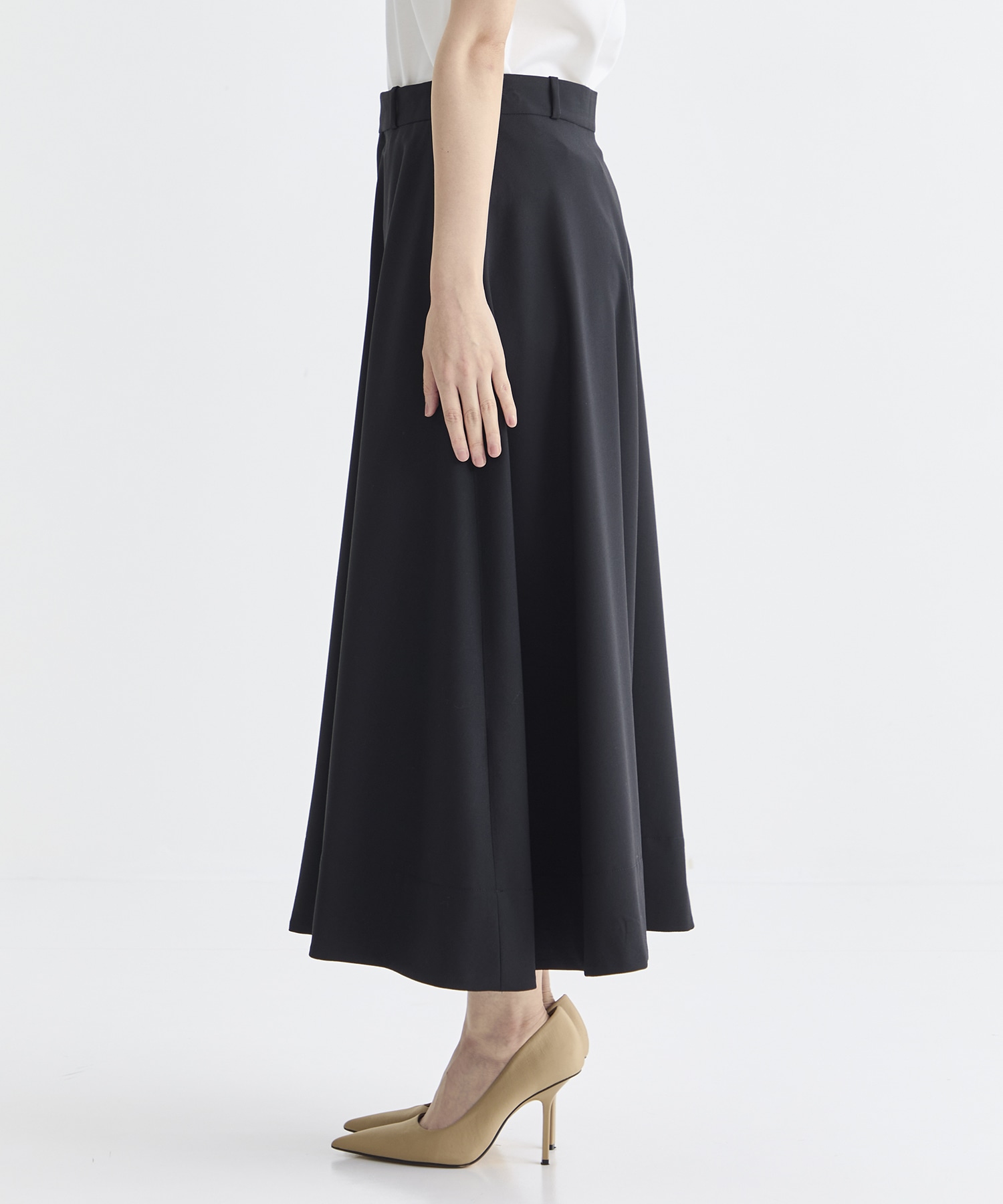 Light Washable Flare Skirt THE TOKYO