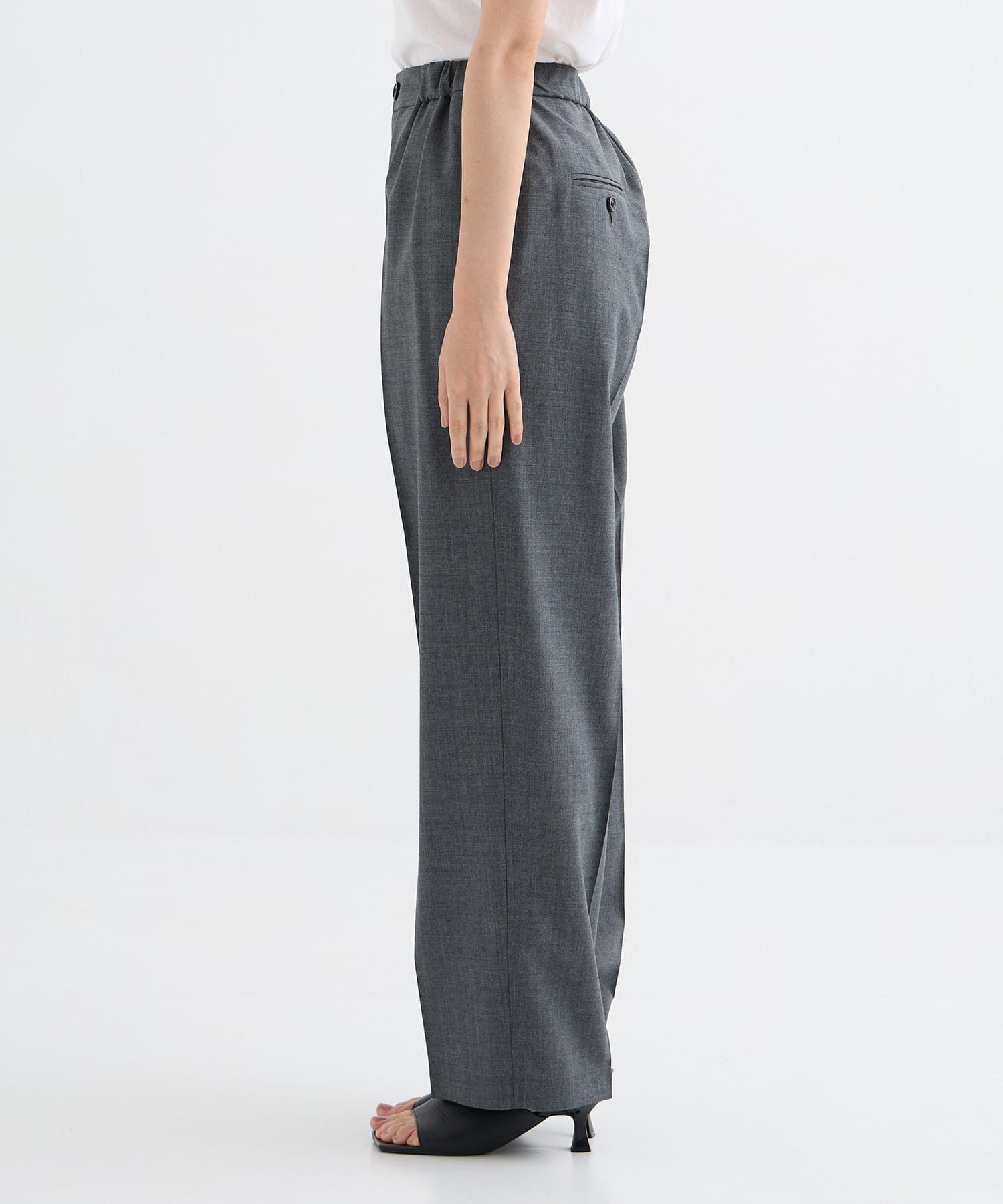 Light Washable Easy Front Tuck Pants THE TOKYO