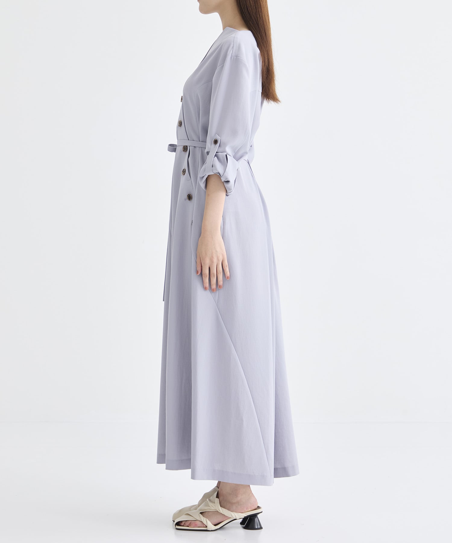 別注 Sesilia asymmetry panel dress LAV AKIRANAKA