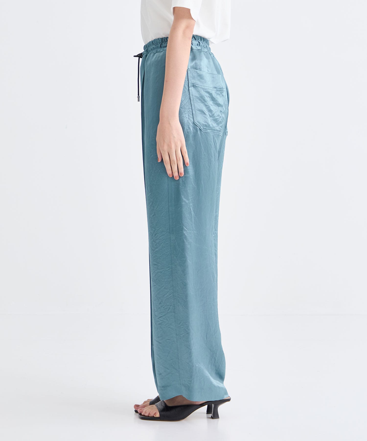 SATIN RELAX PANTS CINOH