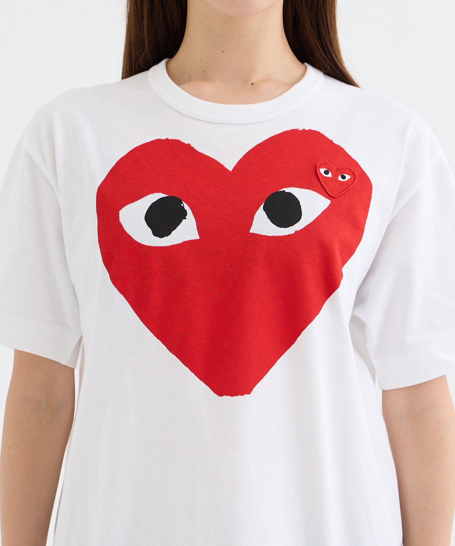 T-SHIRT RED EMBLEMRED HEART PLAY Comme des Garcons