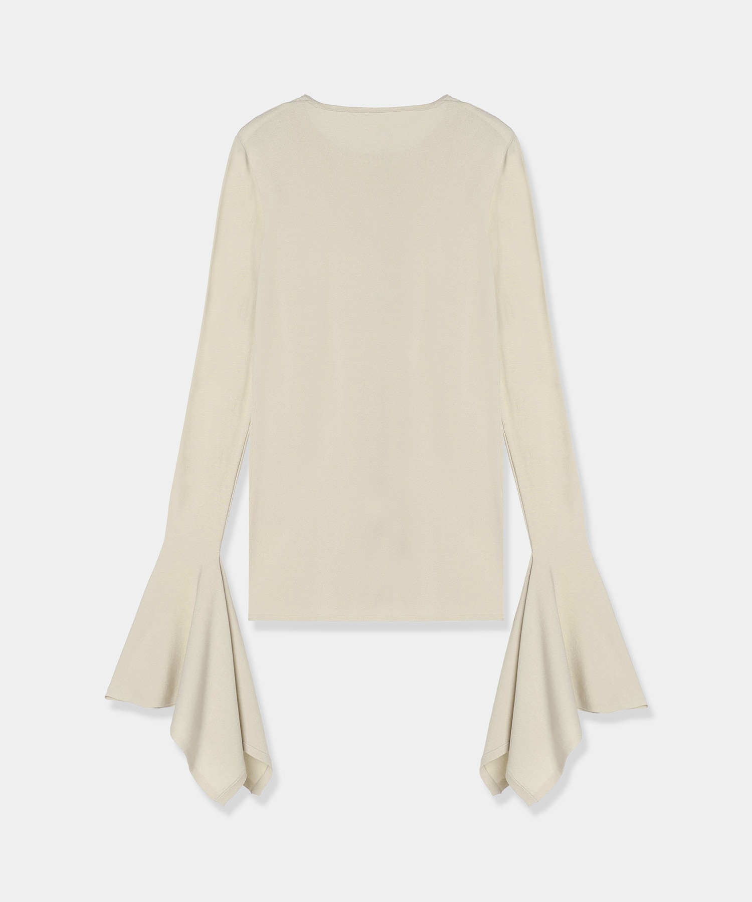 flare sleeve knit tops Louren