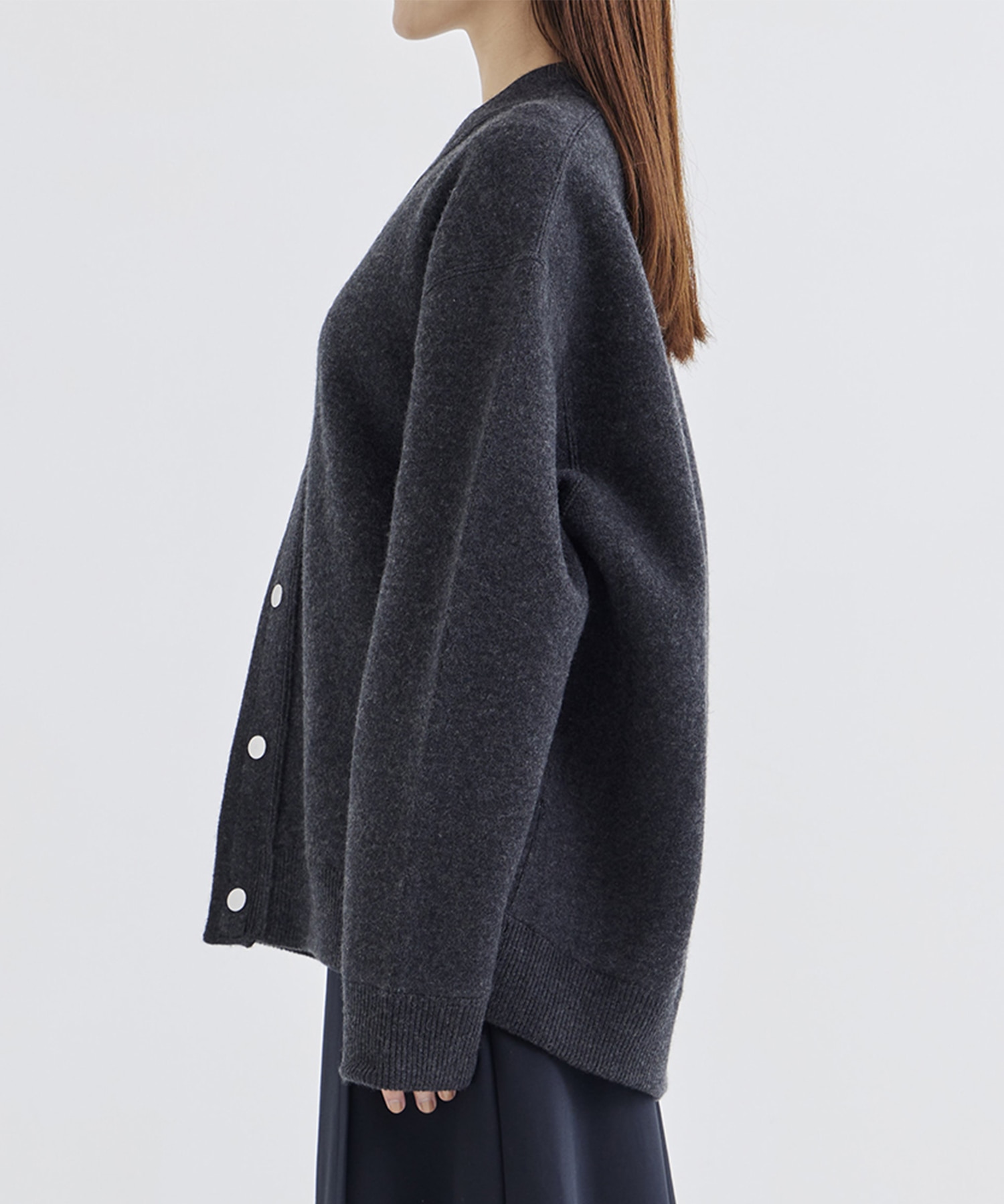 RERACS SNAP BUTTON KNIT CARDIGAN THE RERACS