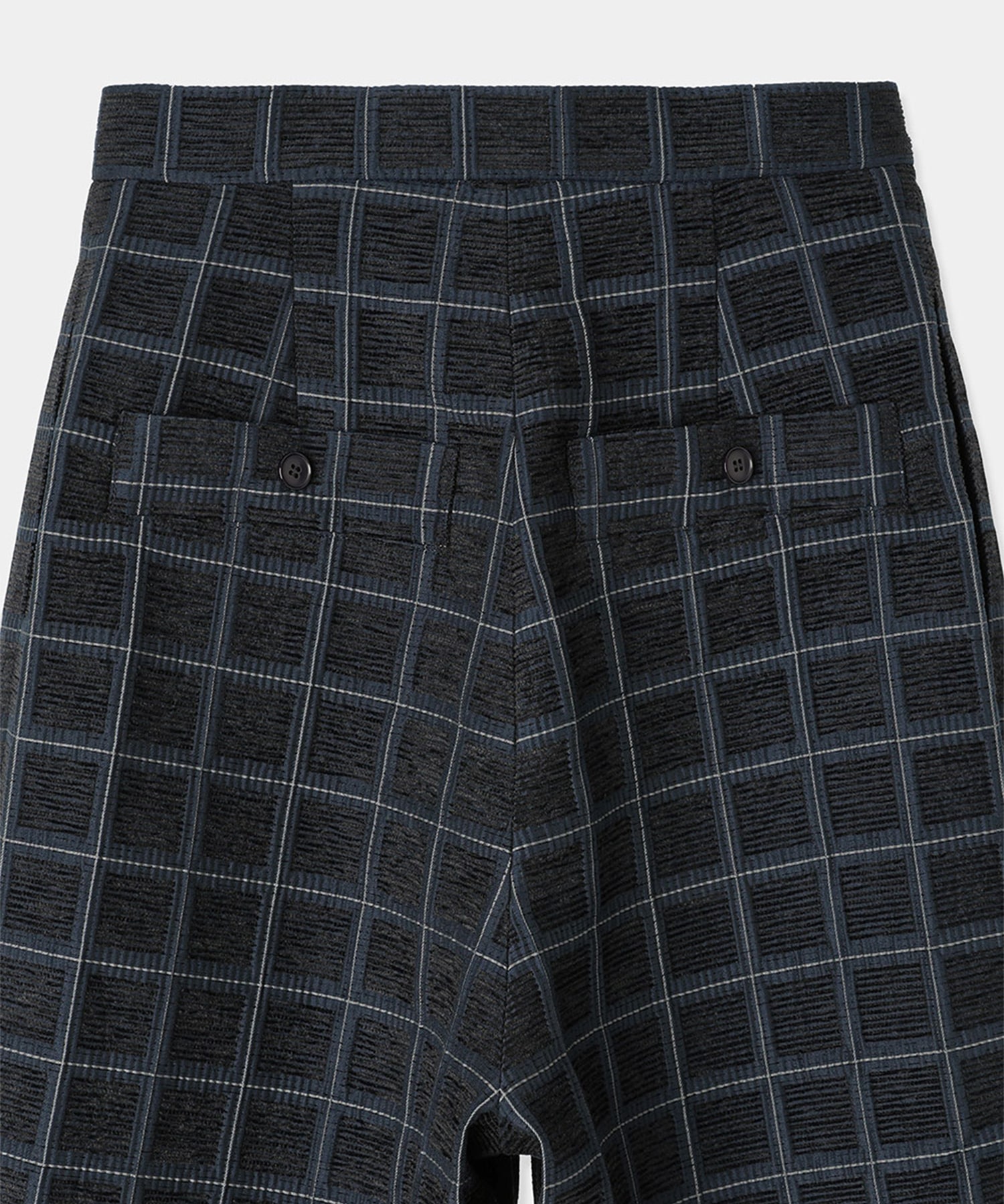 velvet jacquard check pants Louren