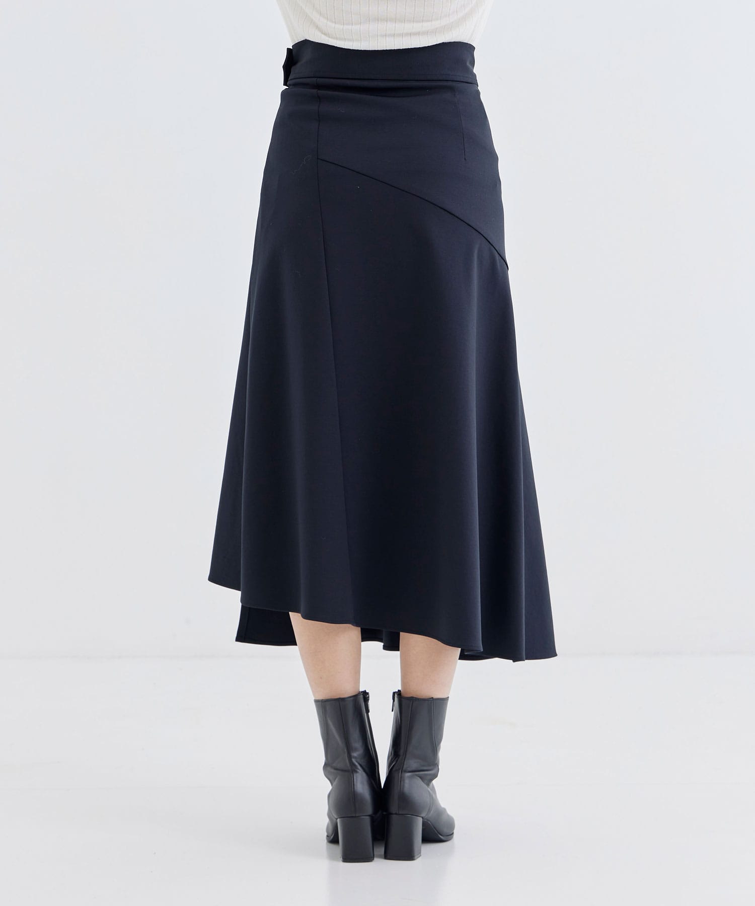 MAT WASHABLE HIGH FANCTION JARSEY WRAP SKIRT THE TOKYO