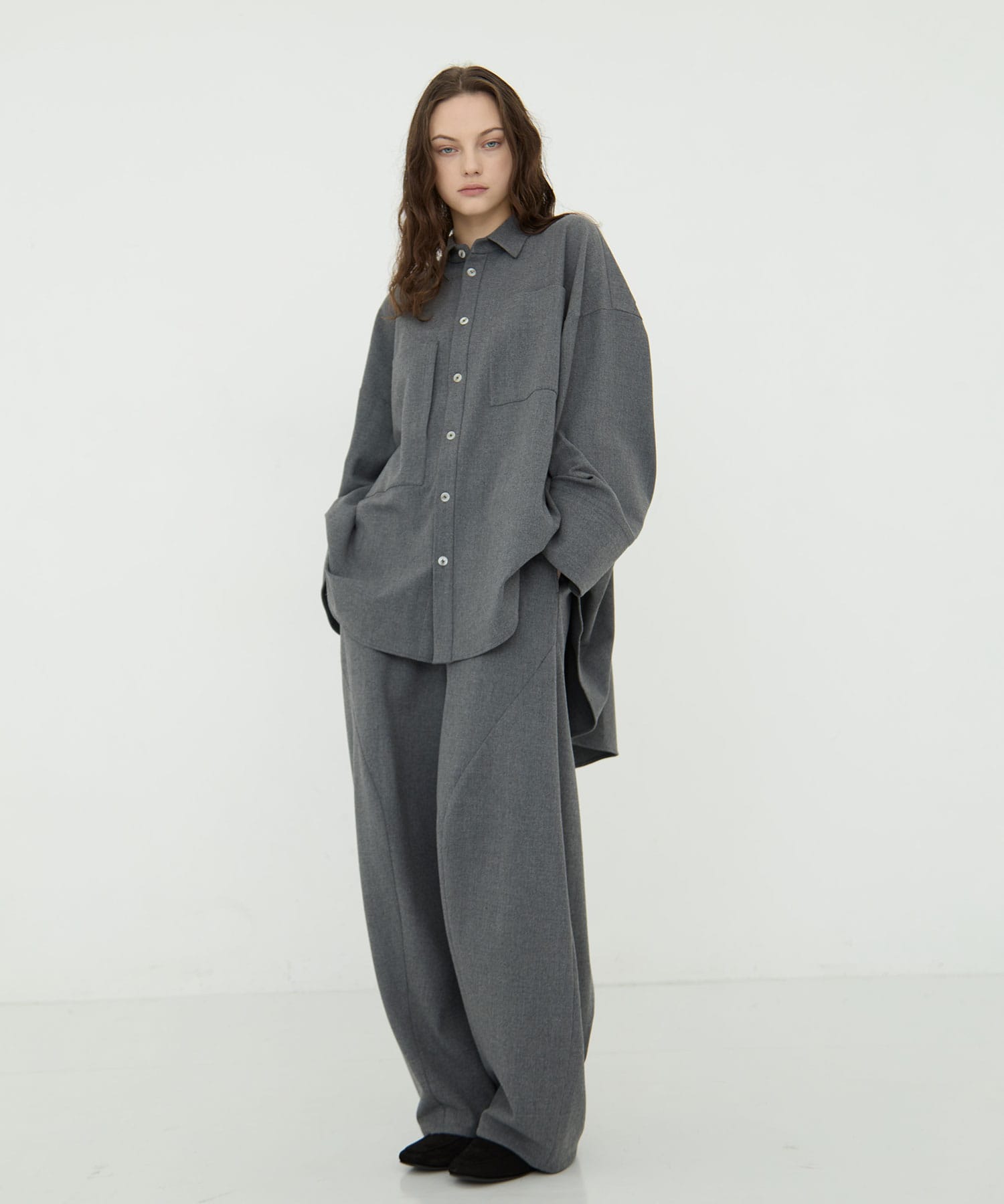 wide-sleeves shirt nagonstans