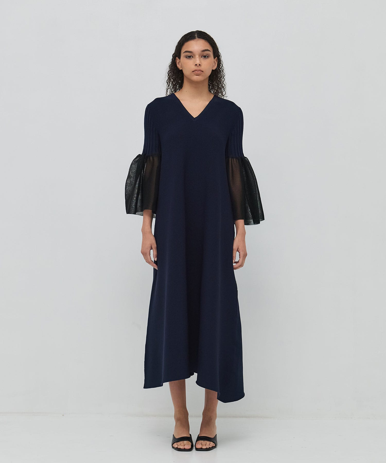 POTTERY LUCENT LONG BELL SLEEVE FLARE DRESS CFCL