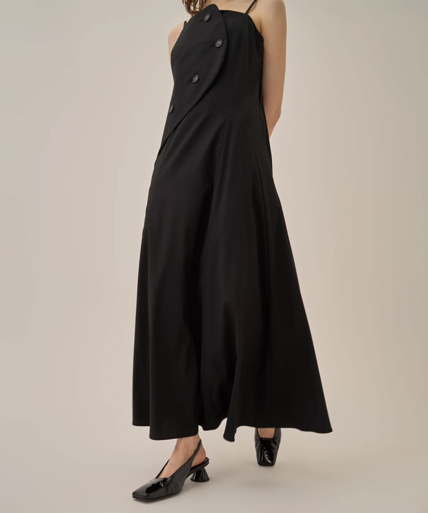 Nicole slip dress BK AKIRANAKA