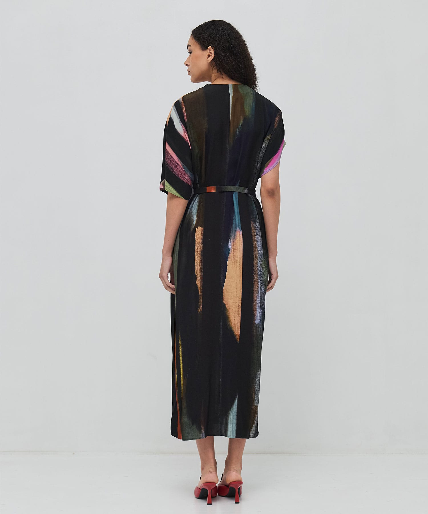 Empty stripe dress BK AKIRANAKA