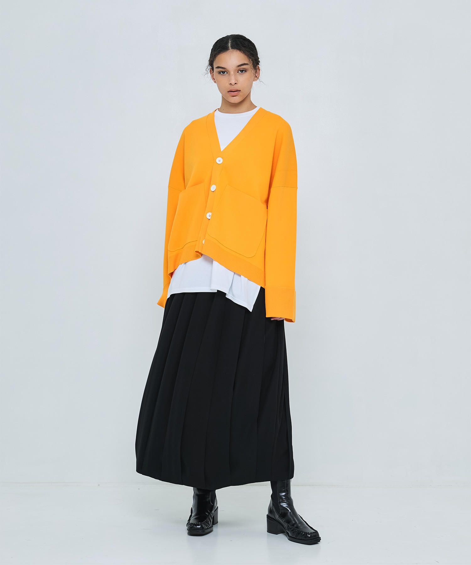BOX WIDE-CARDIGAN ENFOLD