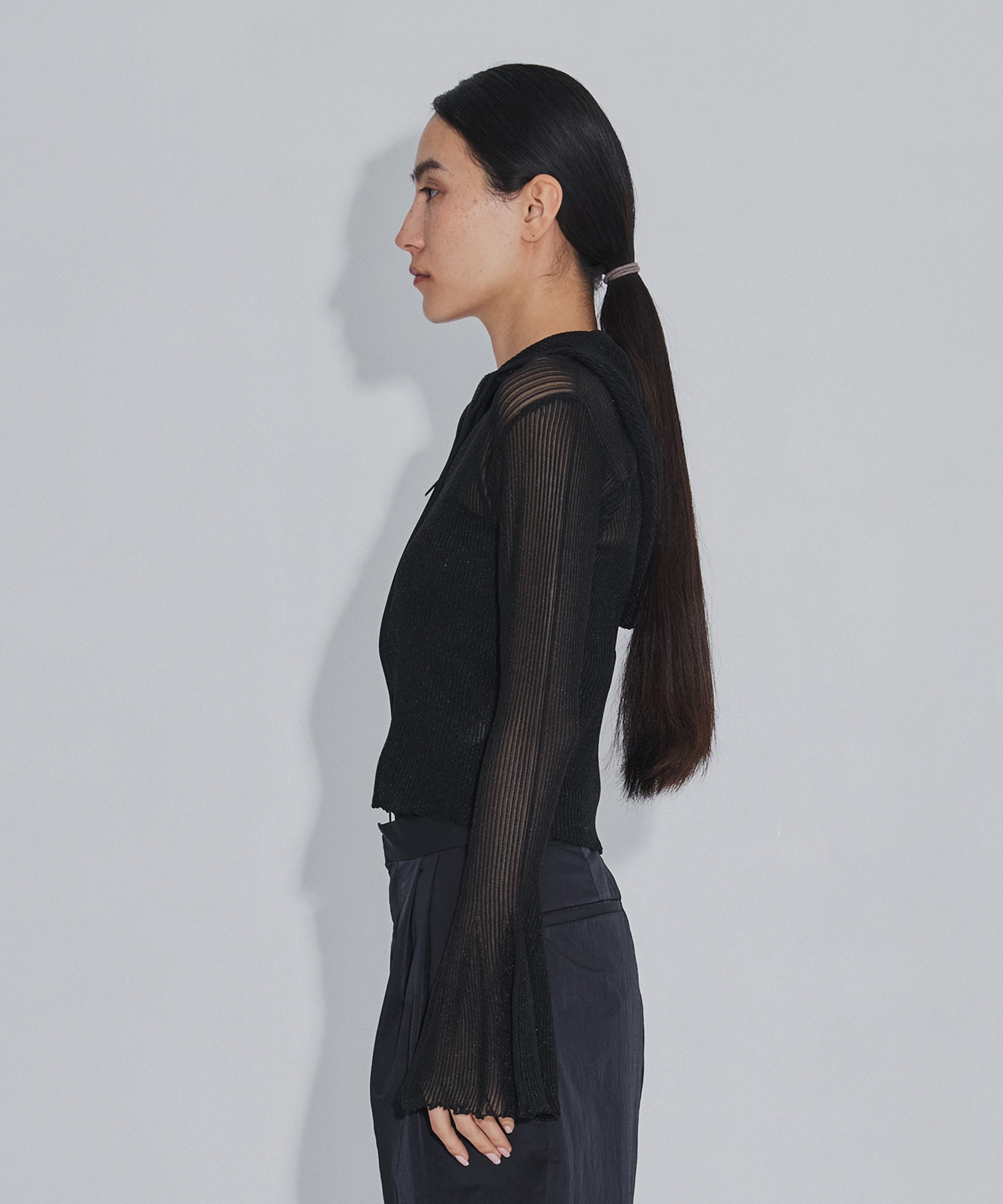 HYPHA LUCENT GLITTER HOODIE JACKET CFCL