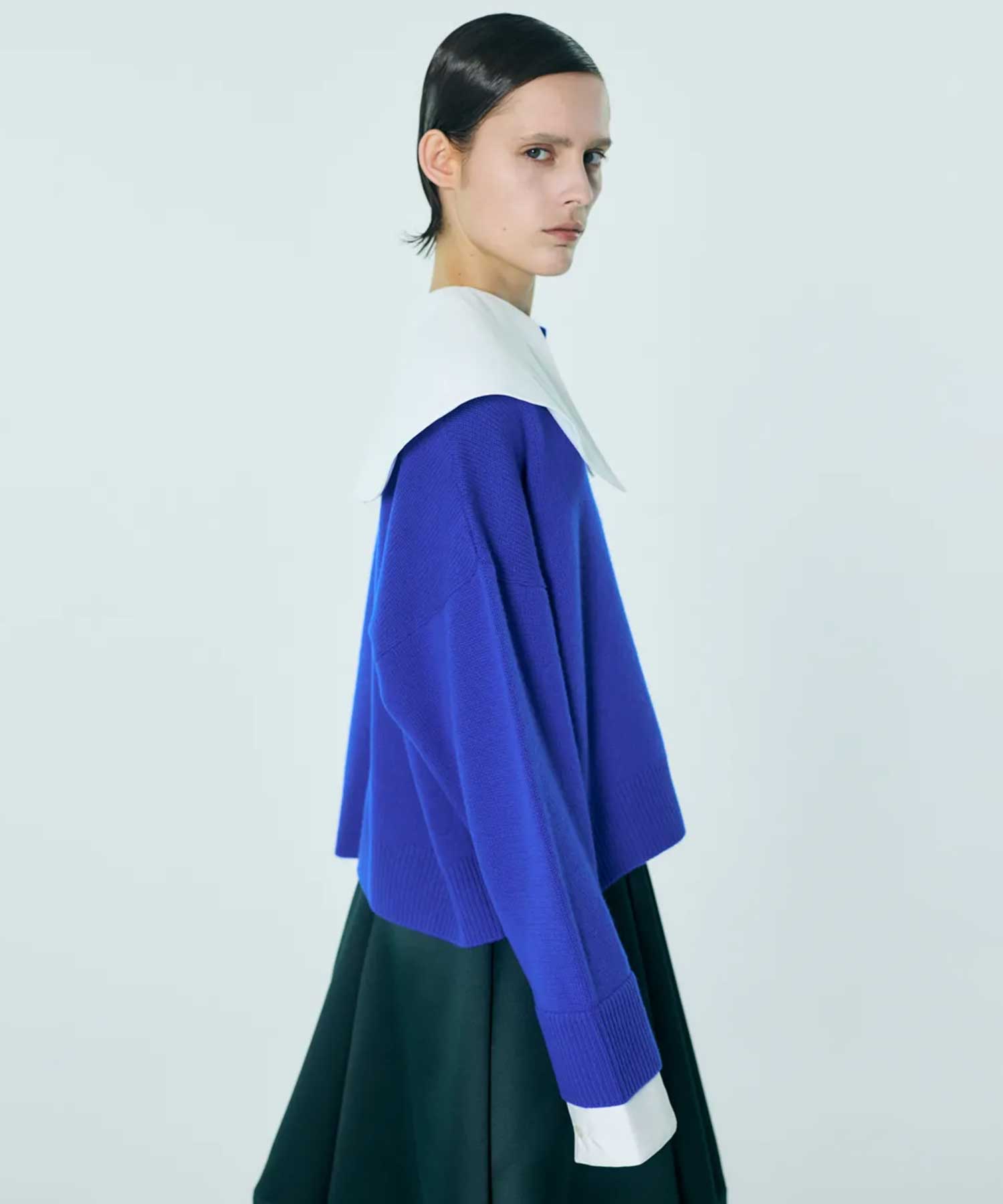 CLASSICAL COLLAR CARDIGAN ENFOLD