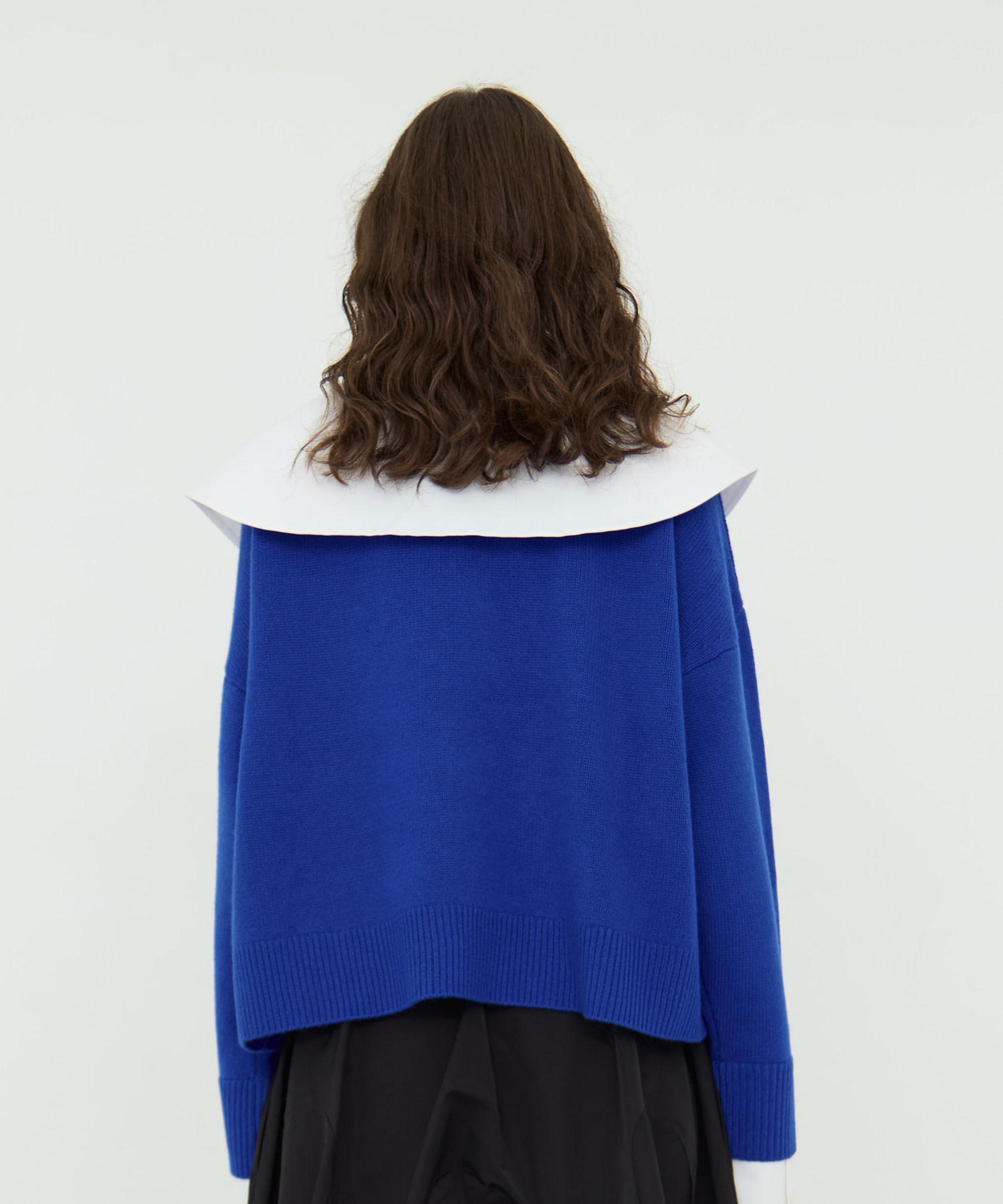 CLASSICAL COLLAR CARDIGAN ENFOLD