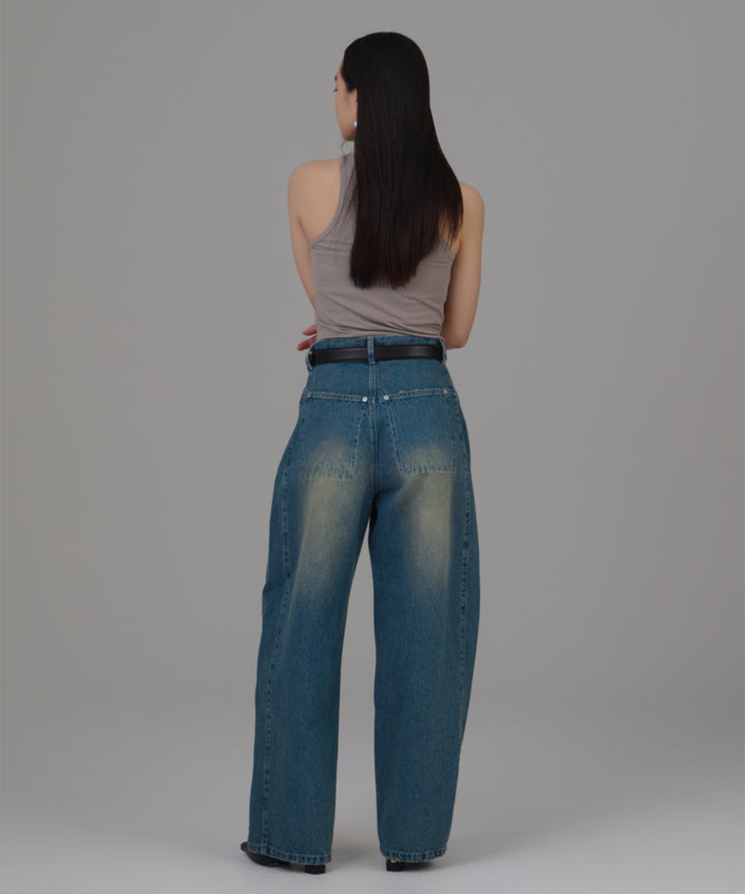 switching denim Louren