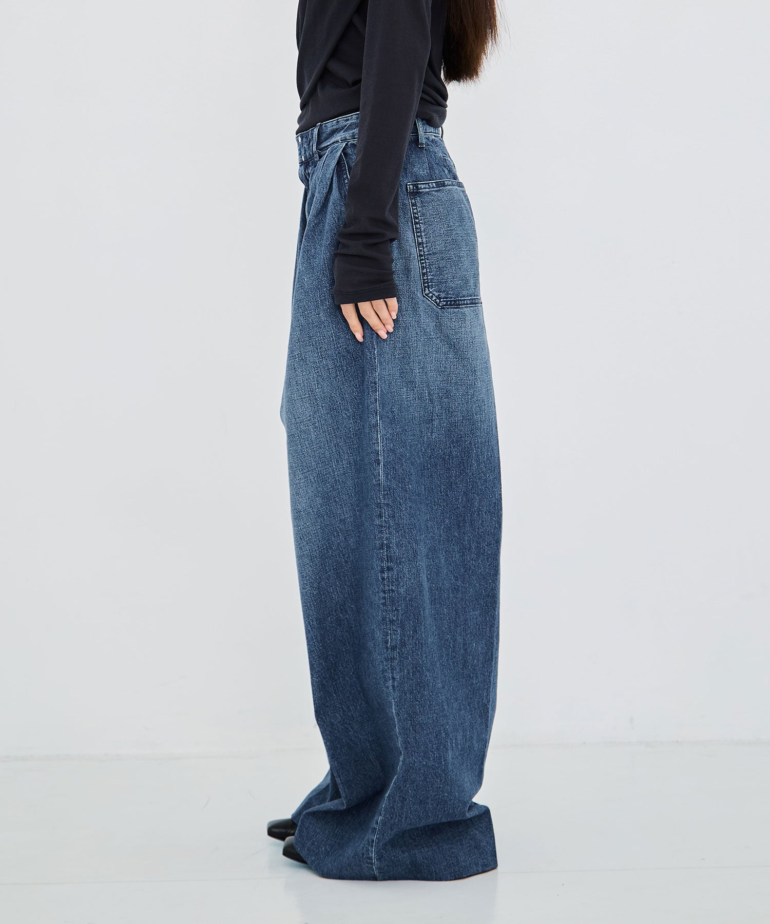 別注 HAKAMA JEAN TROUSERS TANAKA