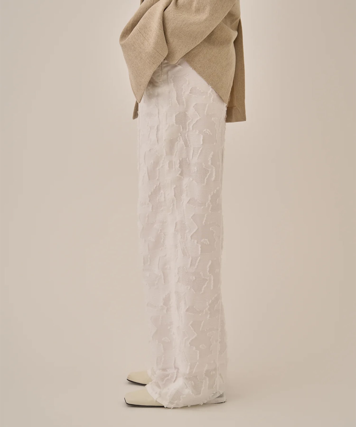 Block flower pants WH AKIRANAKA