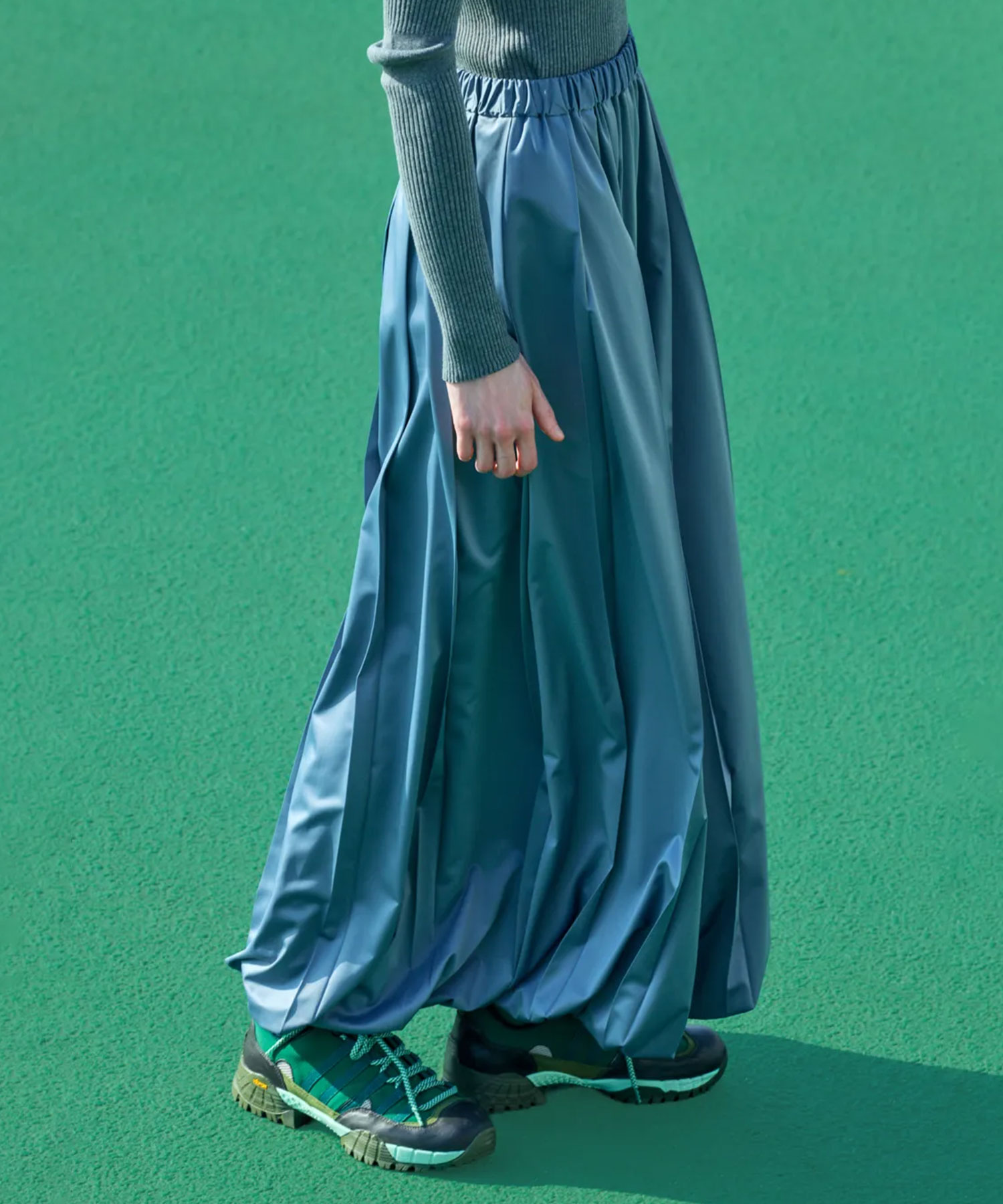 pleats design balloon skirt nagonstans