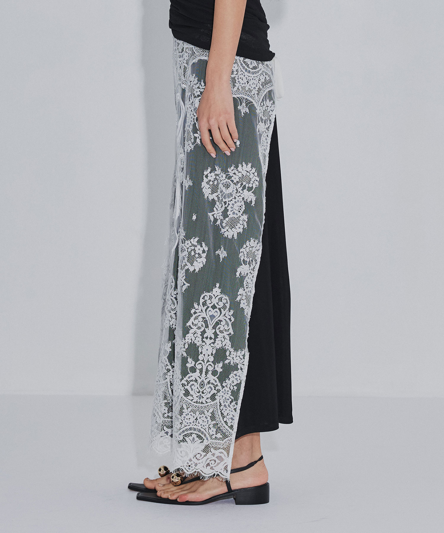 EMBROIDERED LACE SKIRT FETICO