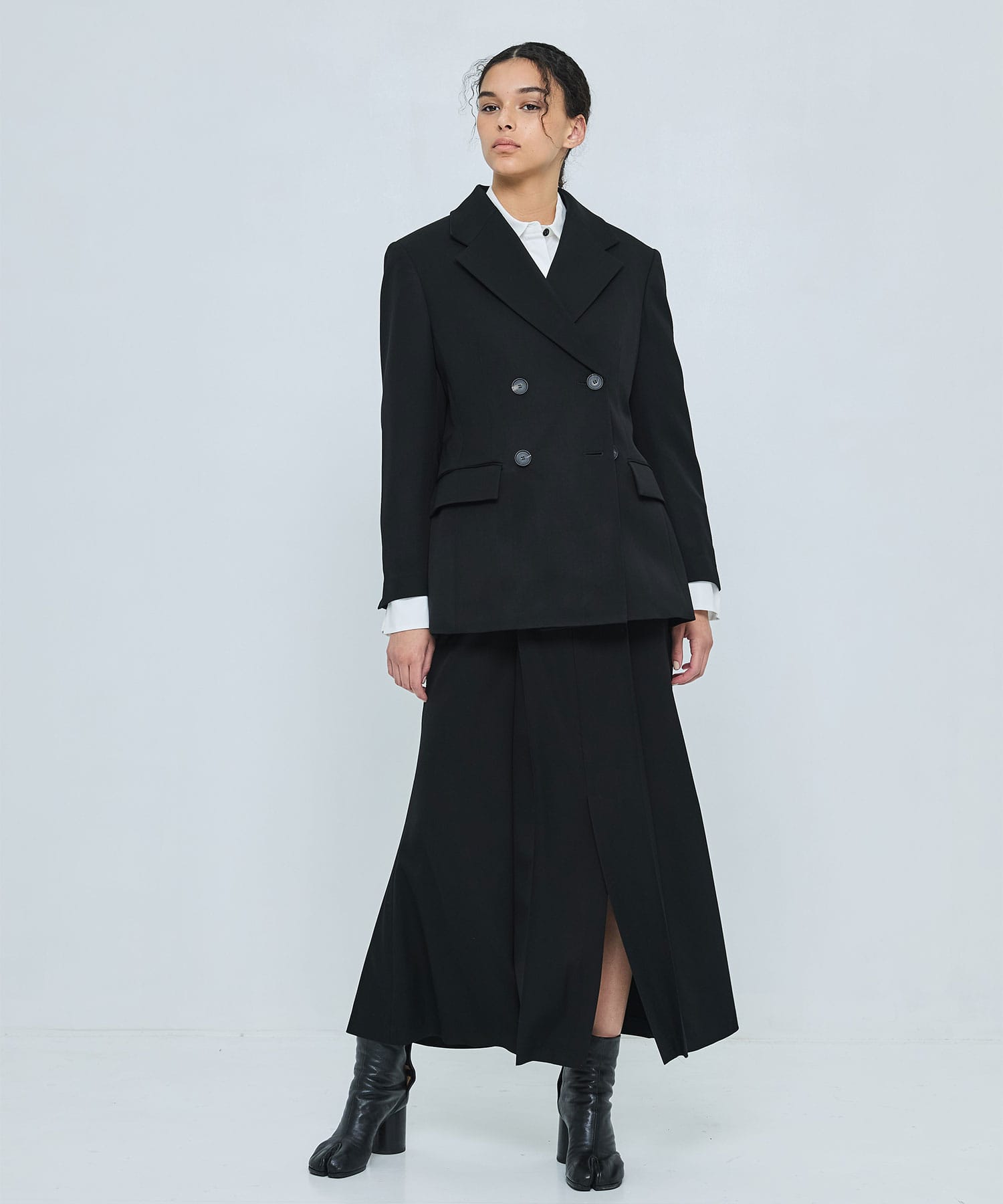 WIDE-SHOULDER DOUBLE JACKET ENFOLD