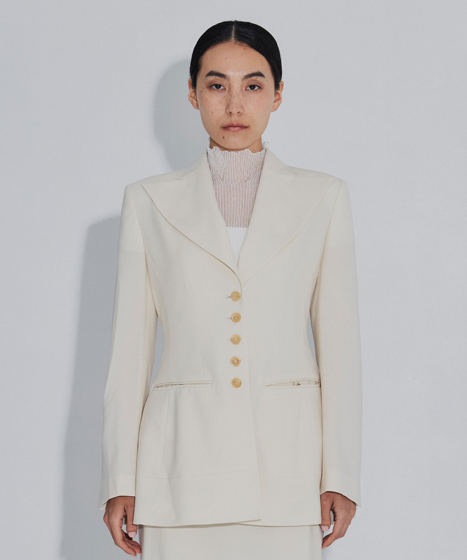 PLEATED PANEL JACKET FETICO