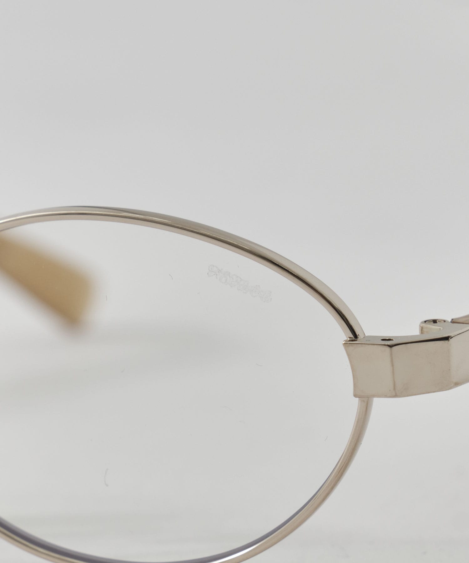 × BLANC METAL OVAL GLASSES FETICO