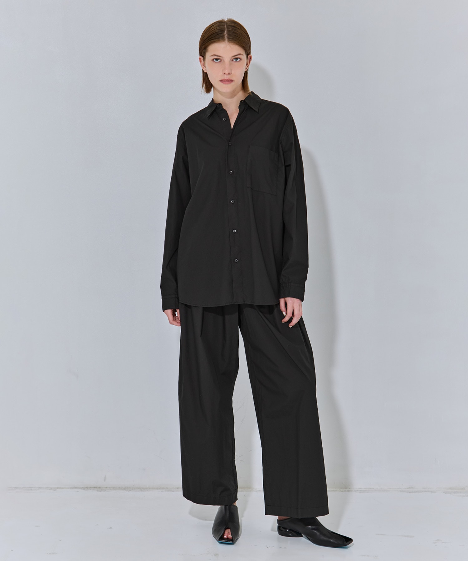 NATURAL DYED COTTON LAWN STANDARD SHIRT ATON