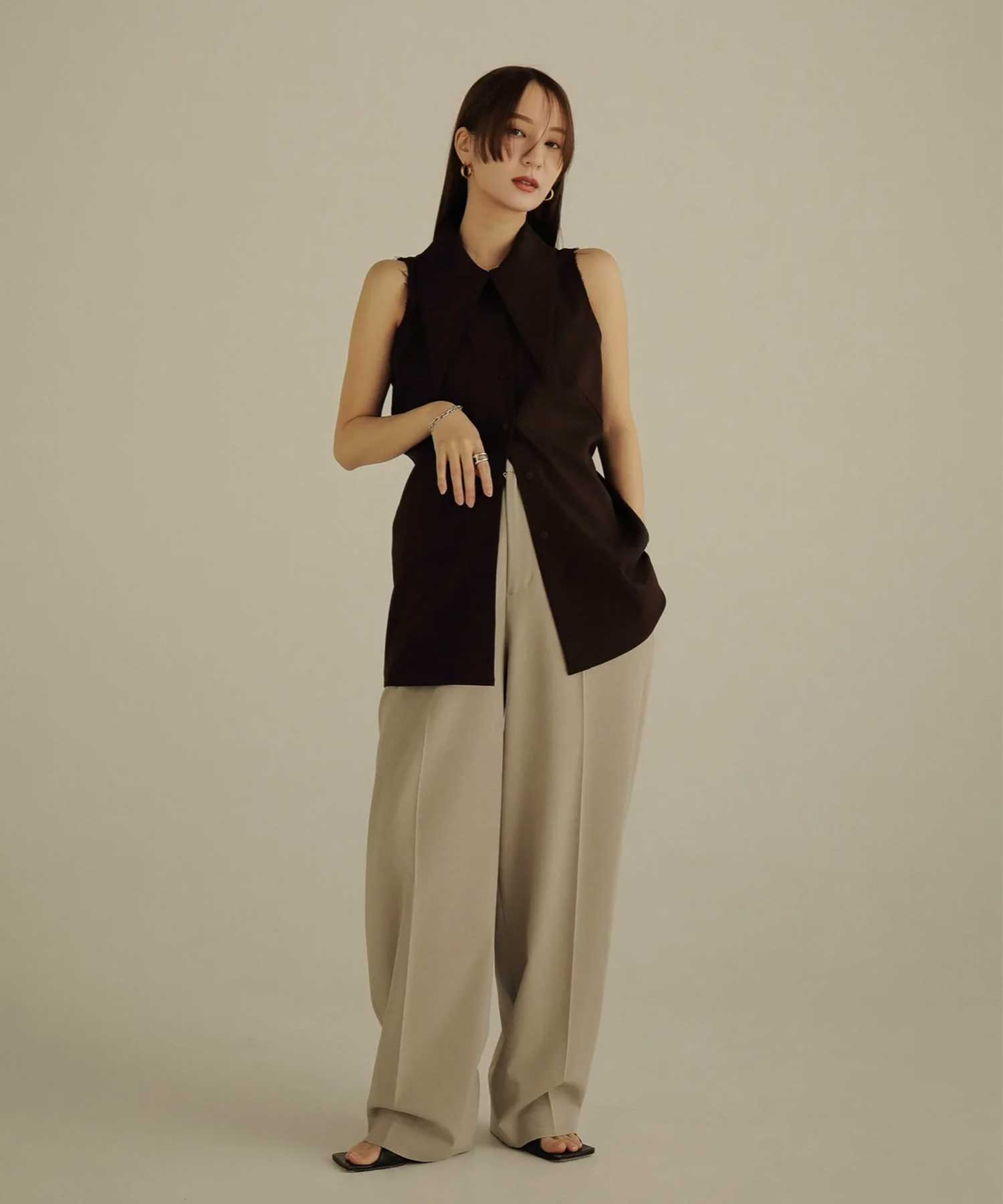 big collar blouse Louren