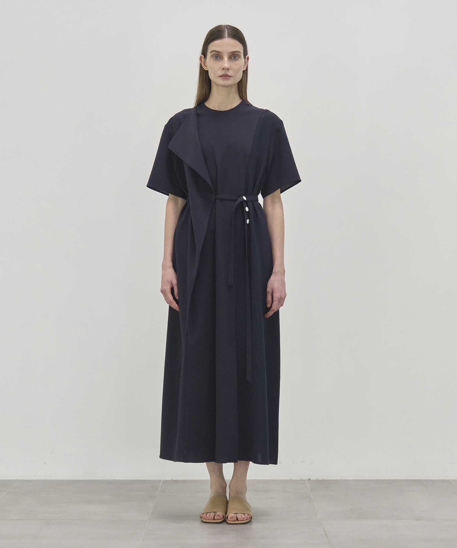 Heike combi tex jersey dress NV AKIRANAKA