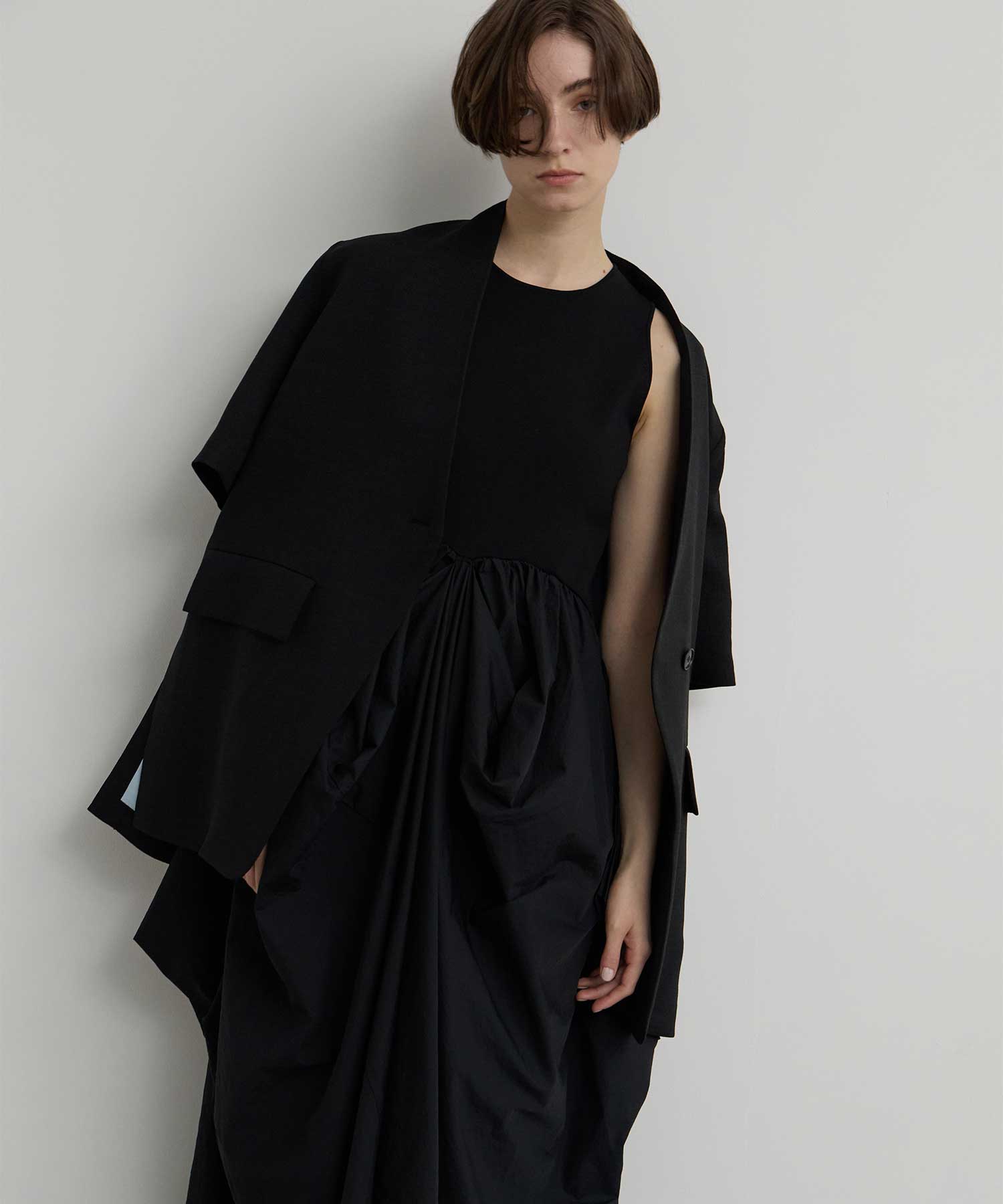 別注 docking cocoon dress Louren