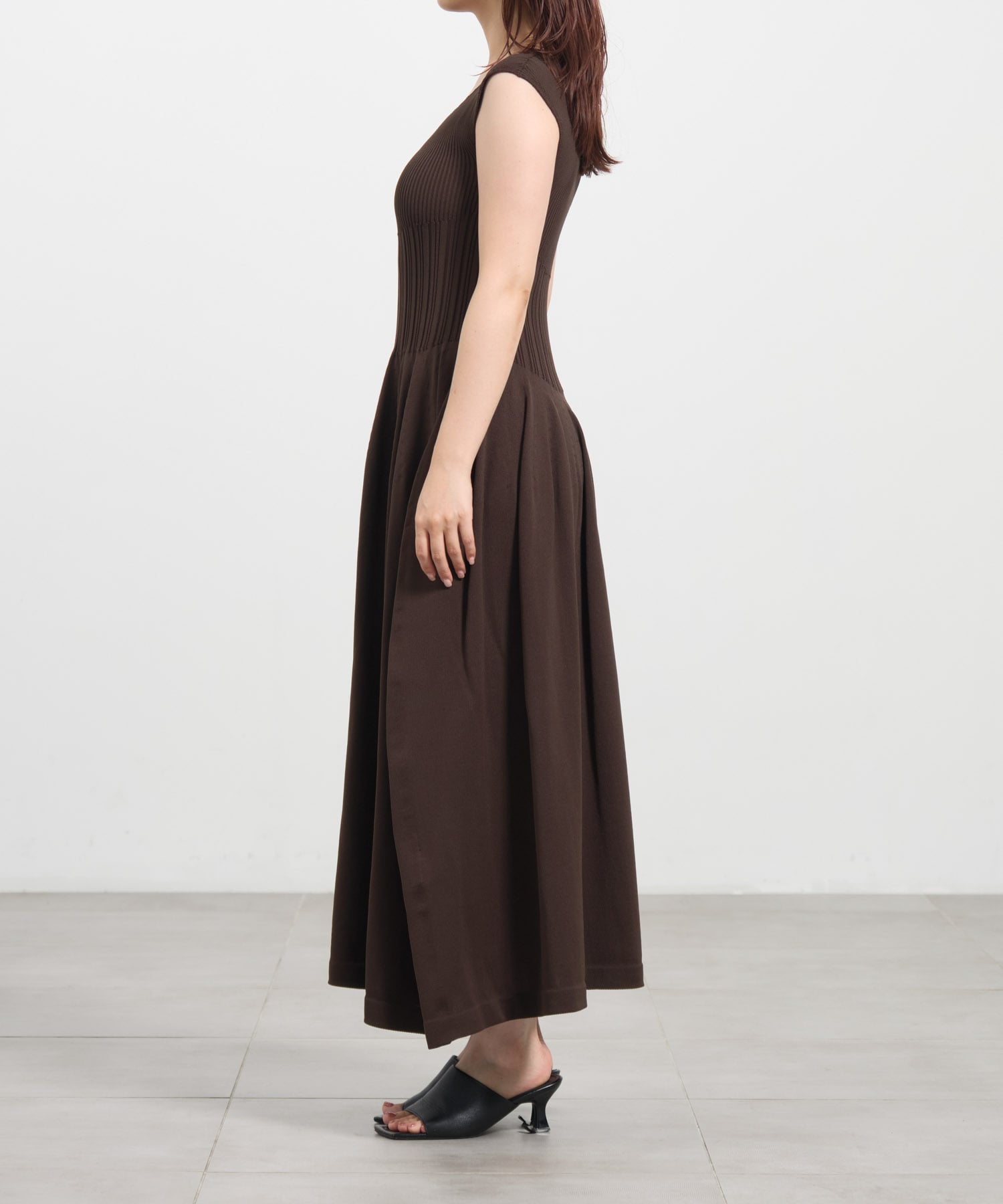 WHOLEGARMENT　Knit Flare One-Piece THE TOKYO