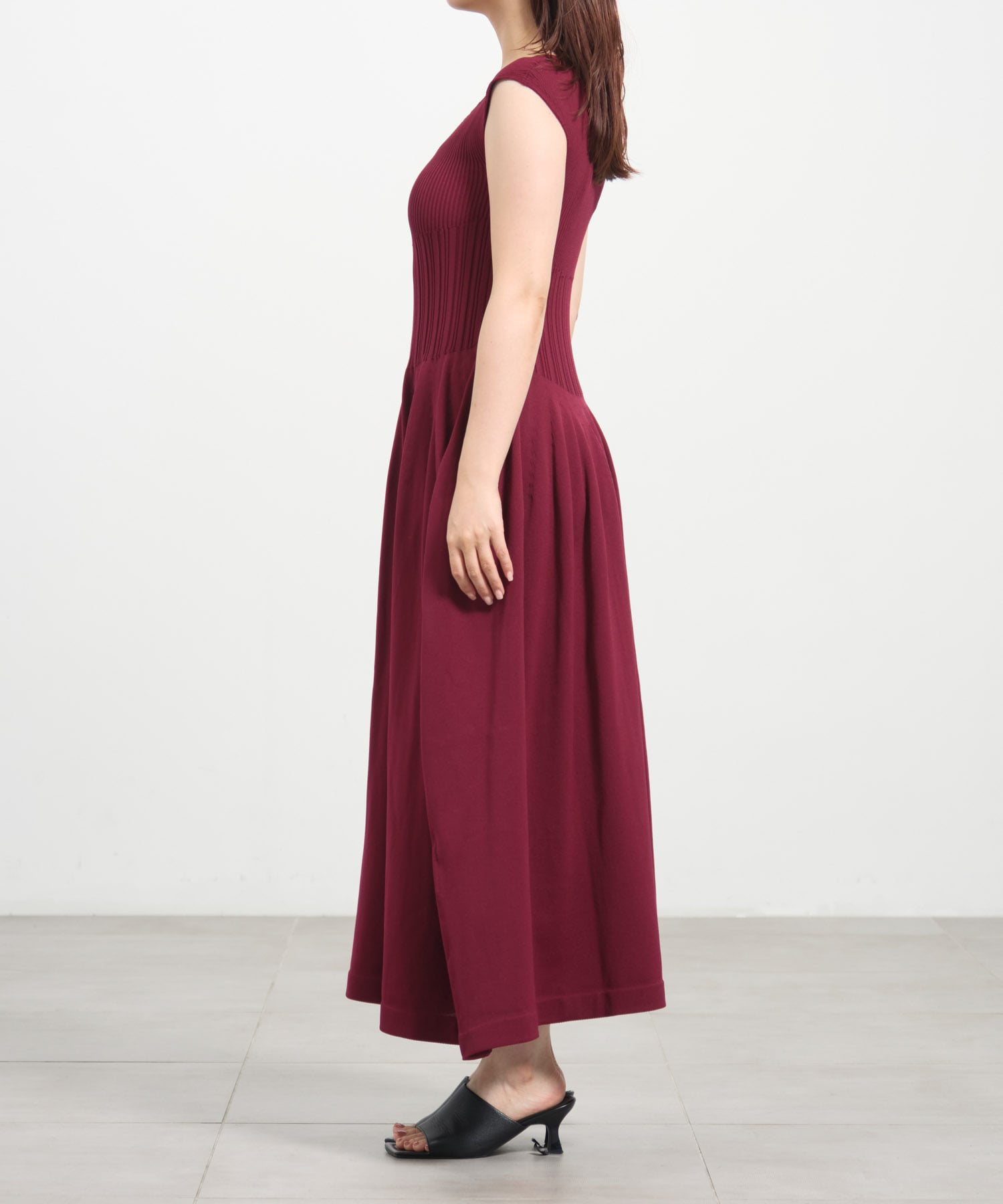 WHOLEGARMENT　Knit Flare One-Piece THE TOKYO