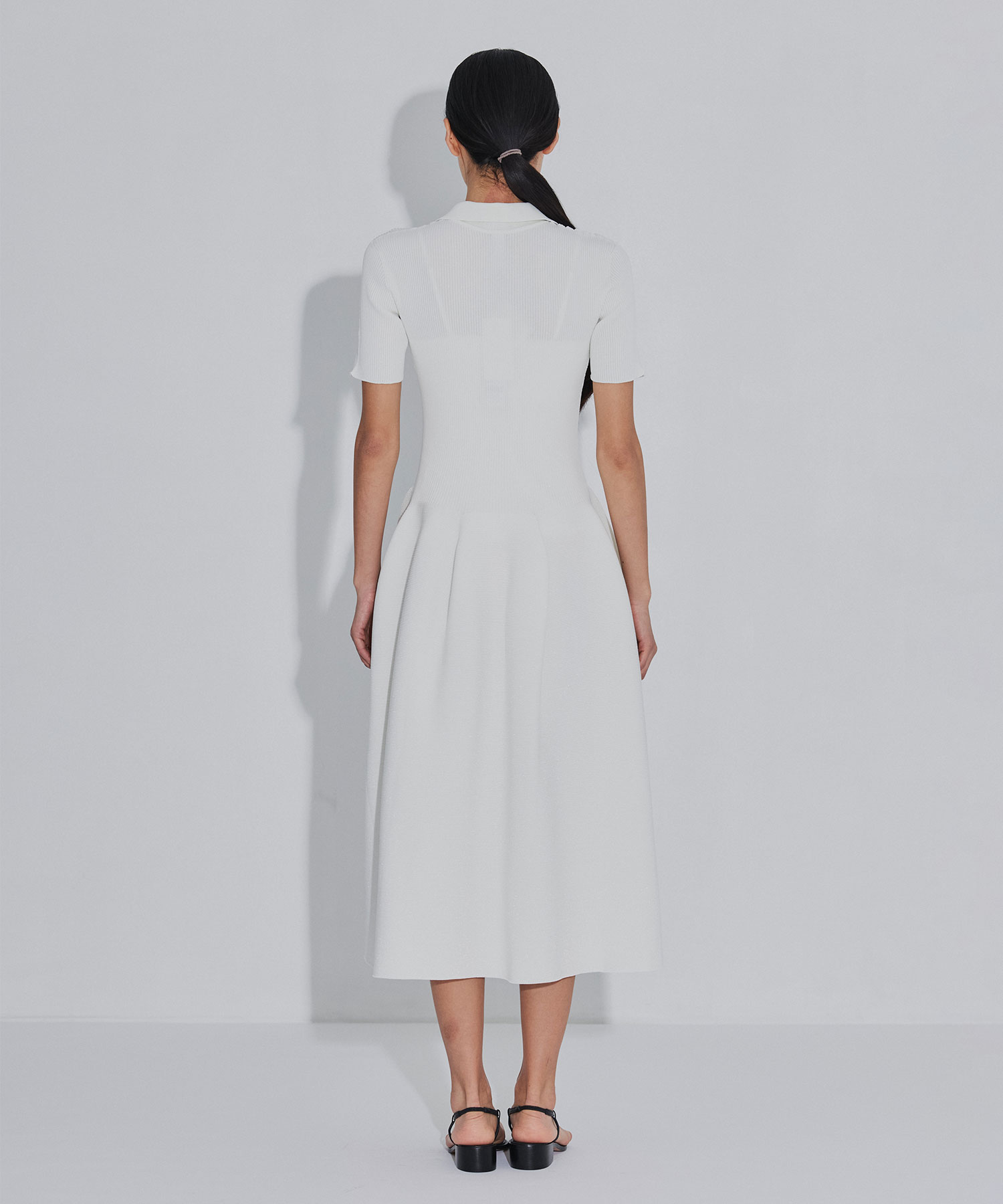 POTTERY GLITTER SHORT SLEEVE POLO DRESS CFCL