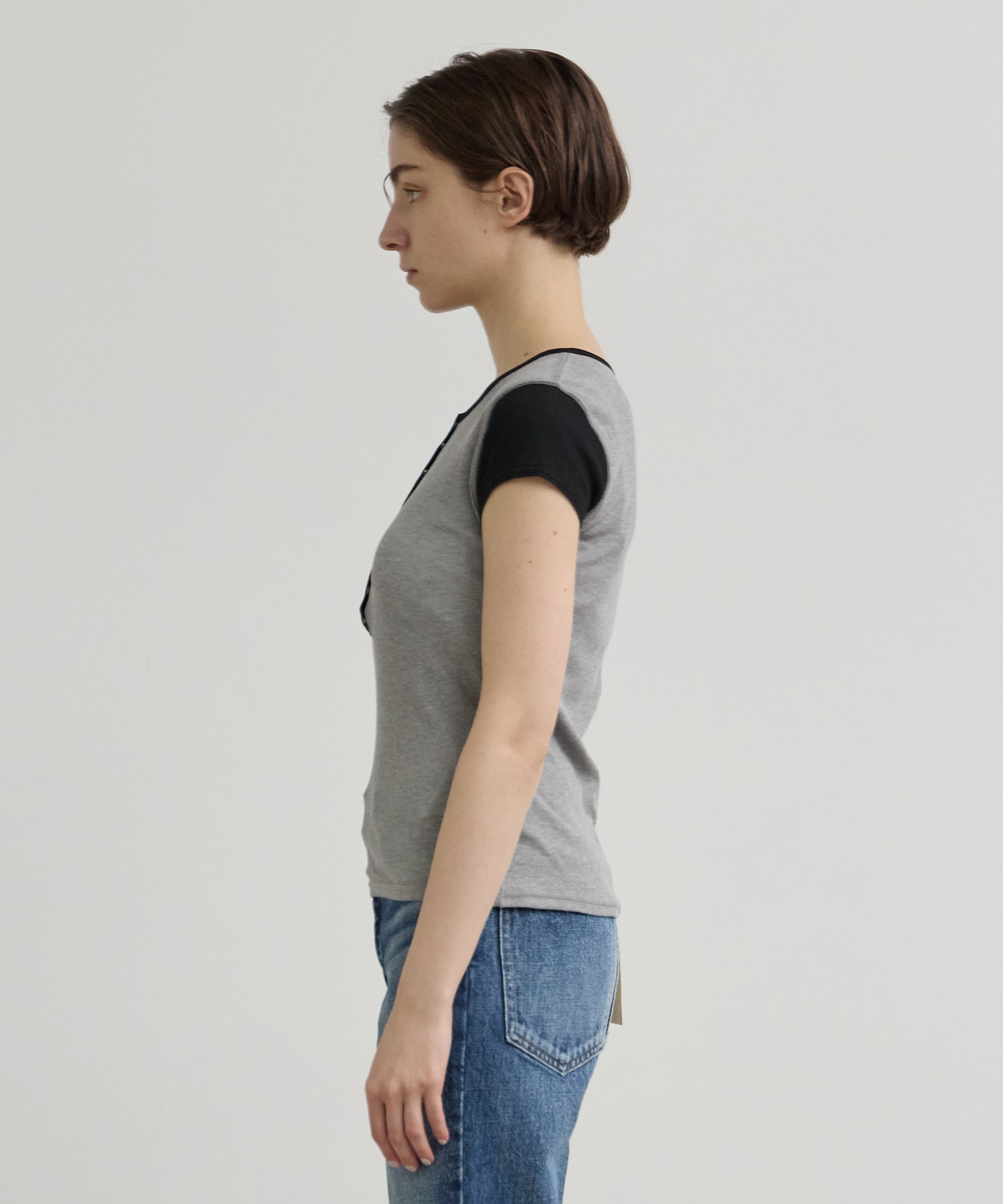 Natural Mix Rib S/S Henry INSCRIRE