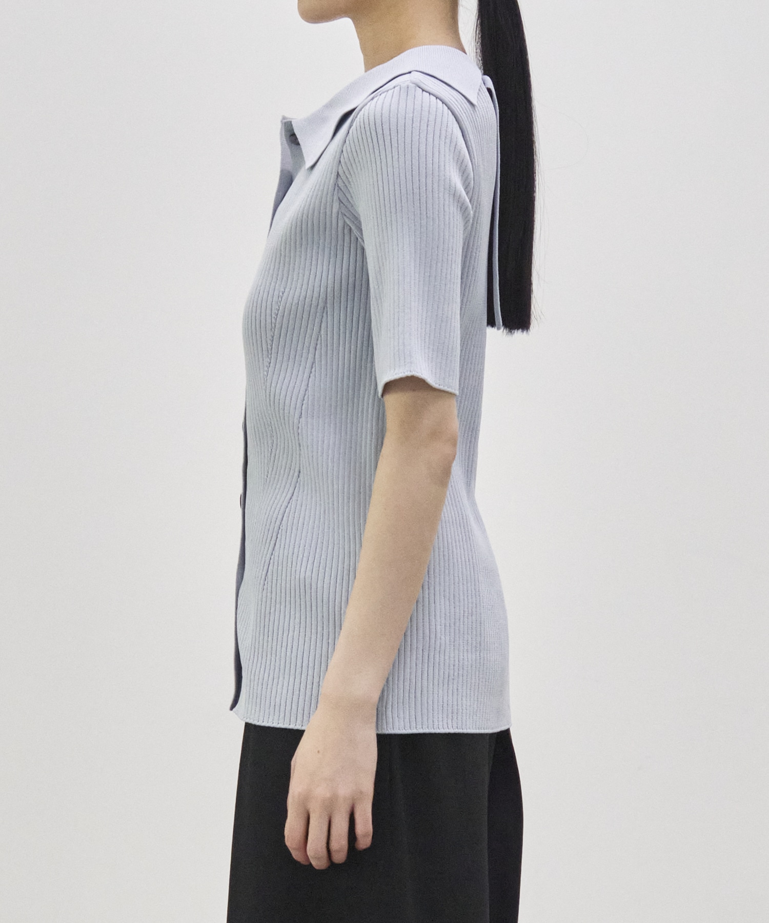 Bustier Combi  Harf Sleeve Knit Tops RITAN