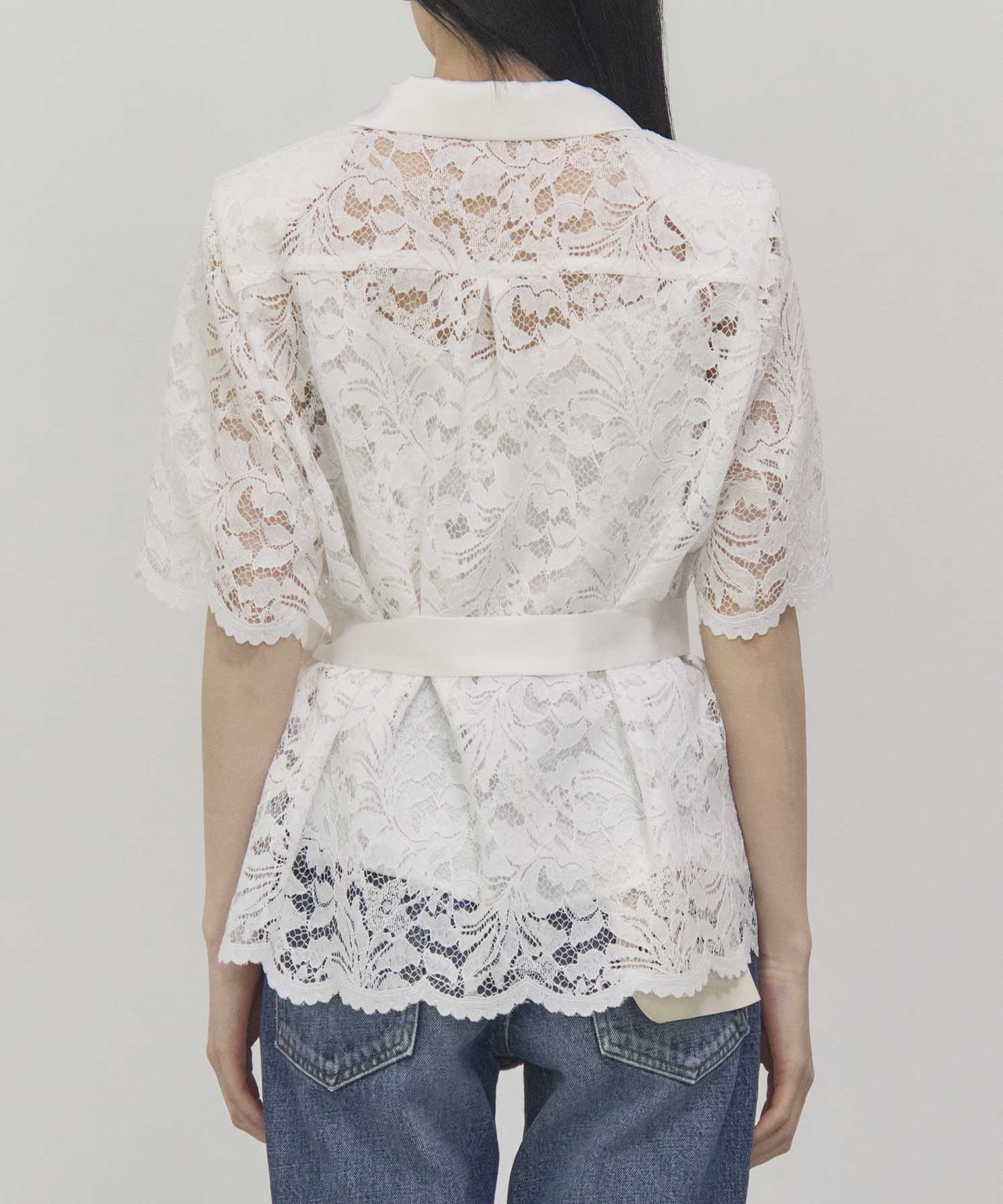 Harf Sleeve Lace Jacket THE TOKYO