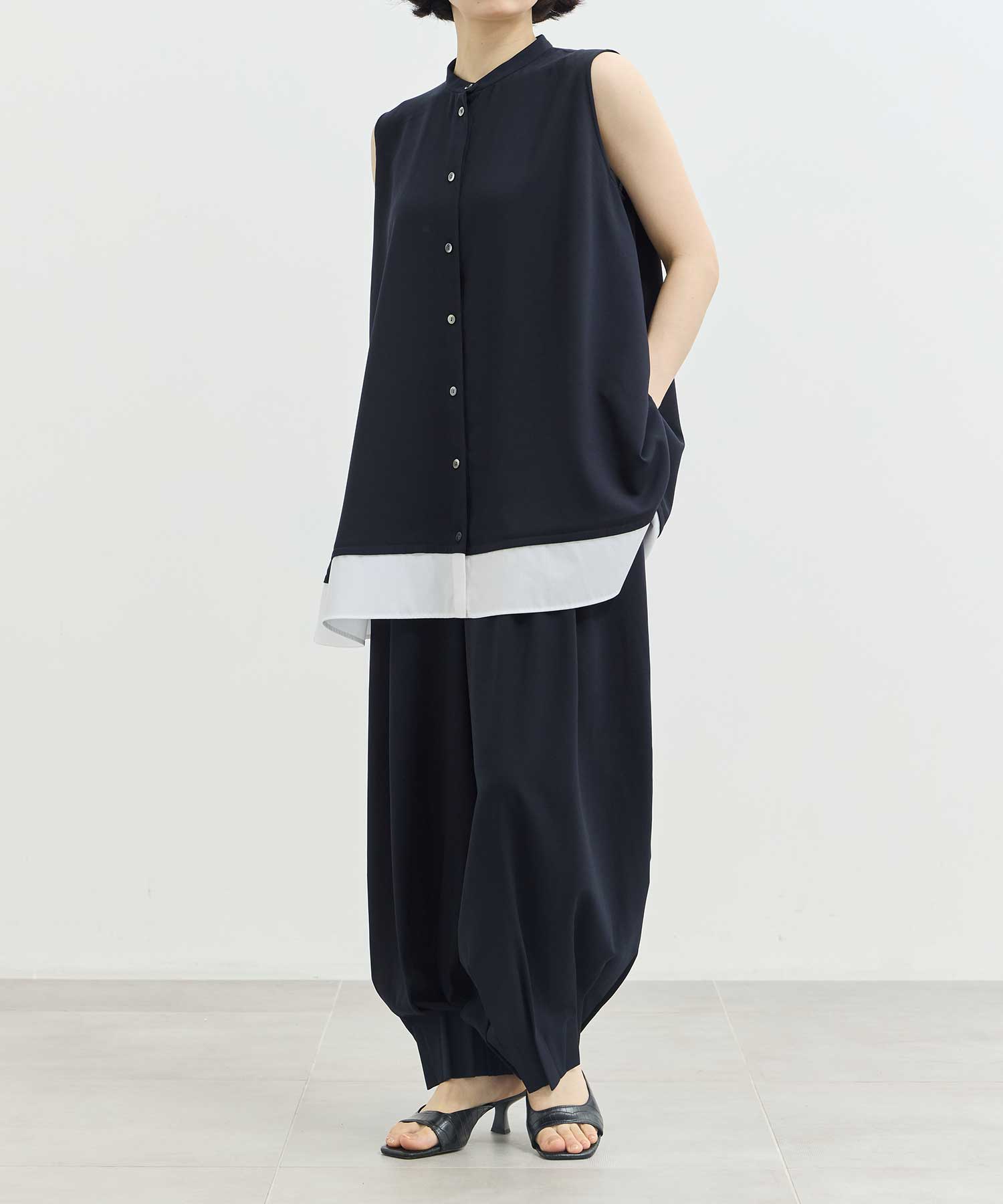 LAYERED A-LINE TANK-TOPS ENFOLD