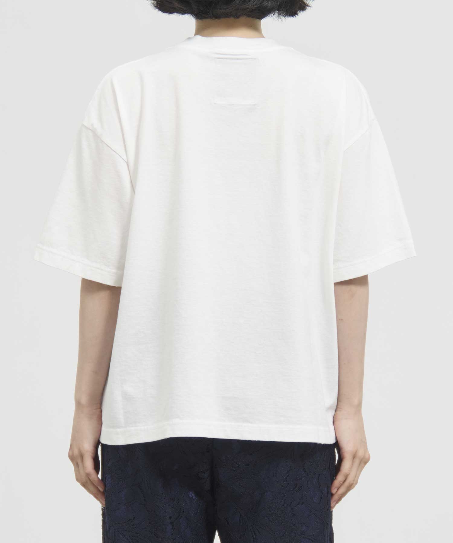 EMBELLISHED DISTRESSED TEE Maison MIHARA YASUHIRO