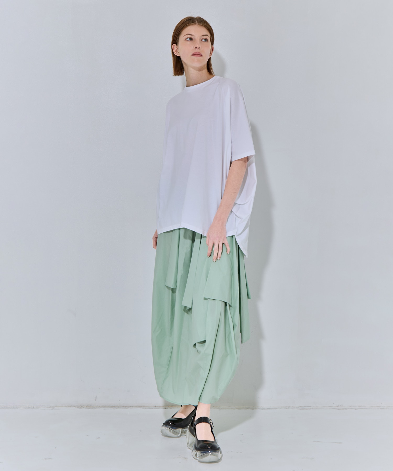 HALF-SLEEVES HEXAGON T-SHIRT ENFOLD