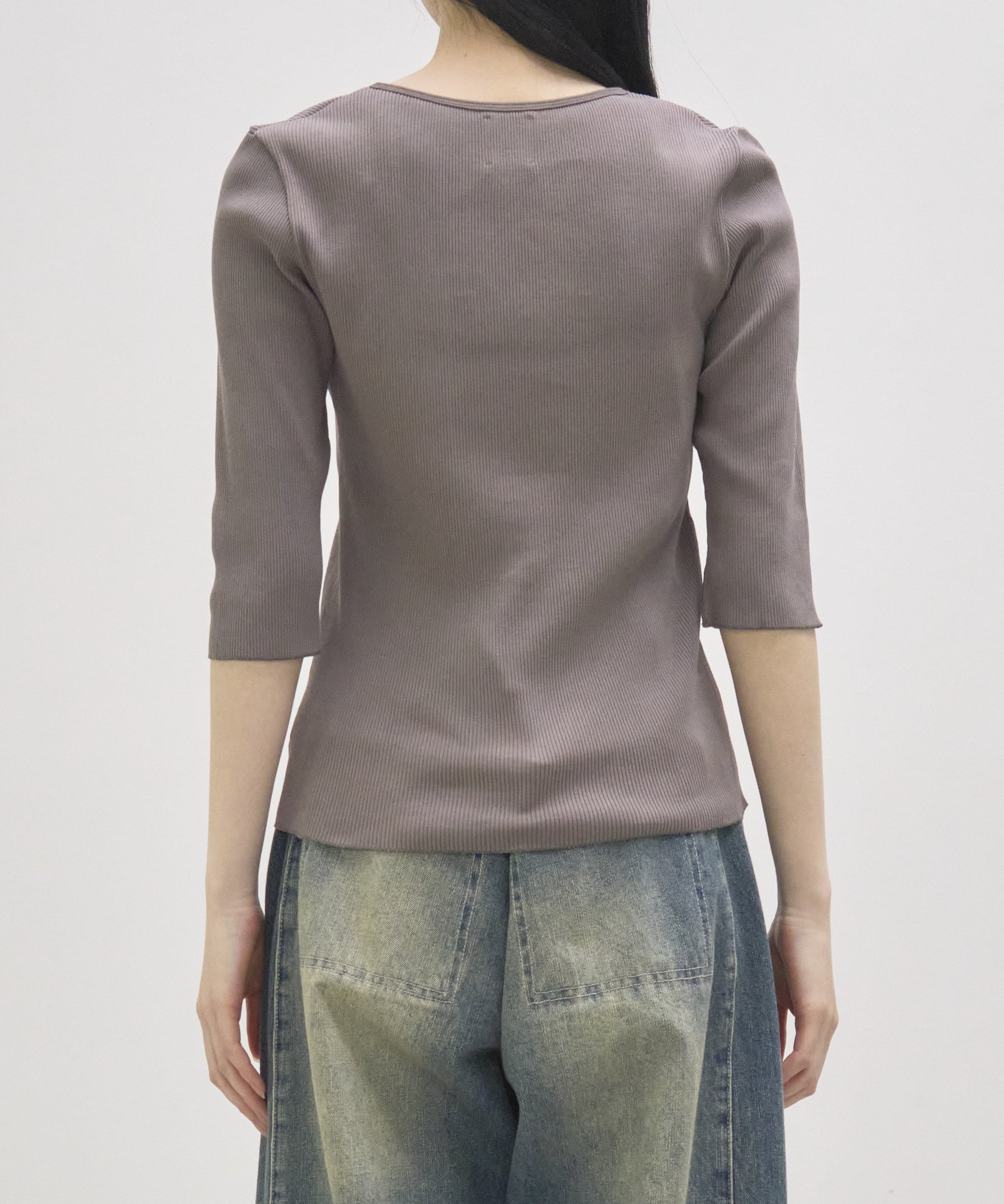 V Neck 3/4 Sleeve Cardigan GOOD PEOPLE GOOD STITCHING GOOD PRODUCT