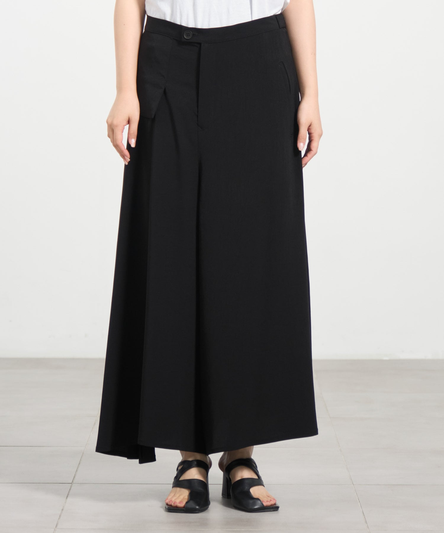 右フラシ布フレアP Yohji Yamamoto